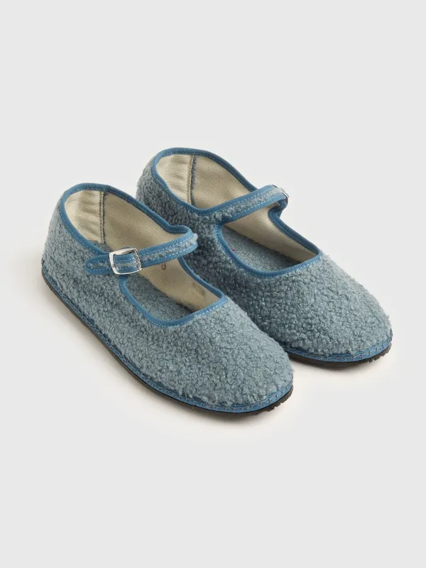 Vibi Venezia Women's Mary Jane Bouclé Flat made by ViBi VENEZiA
