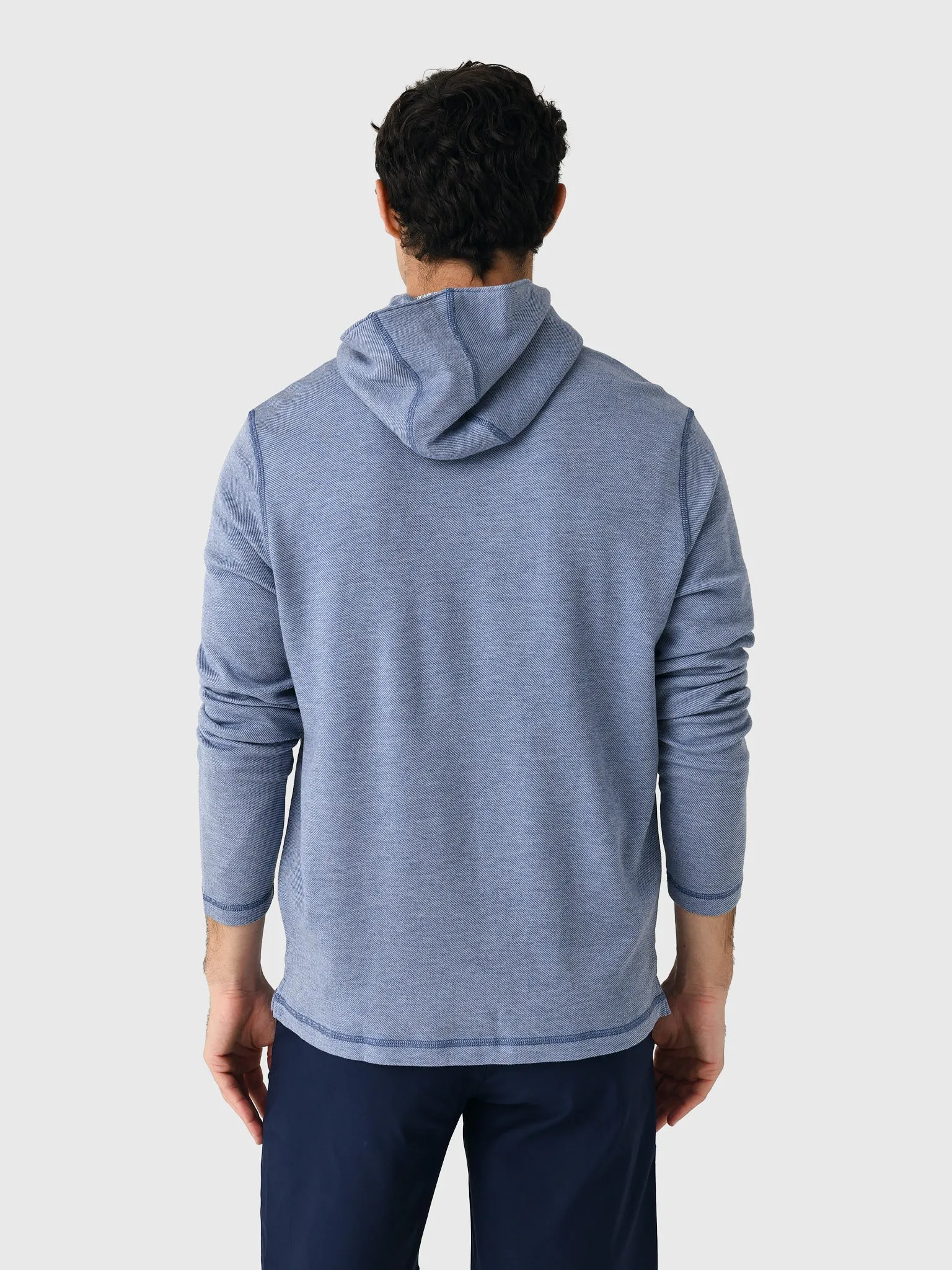 Johnnie-O Men's Drayton Merino Cashmere Sweater Hoodie sold by Saint Bernard product image thumbnail 3