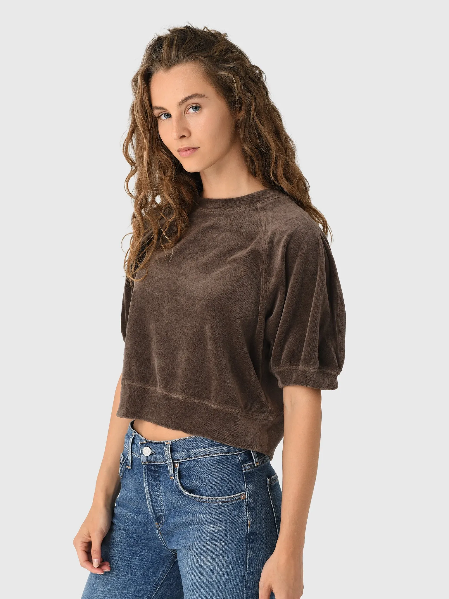 Velvet Women's Avis Velour Pullover sold by Saint Bernard product image thumbnail 3