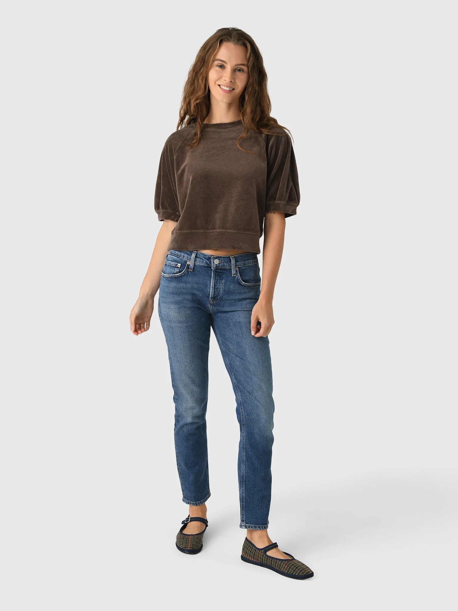 Velvet Women's Avis Velour Pullover sold by Saint Bernard product image thumbnail 2