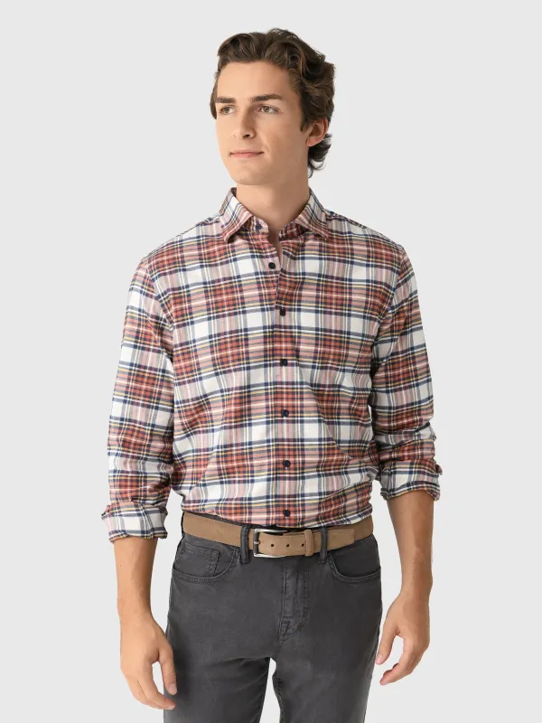 Johnnie-O Men's Knick Performance Flannel Button-Down Shirt made by Johnnie-O