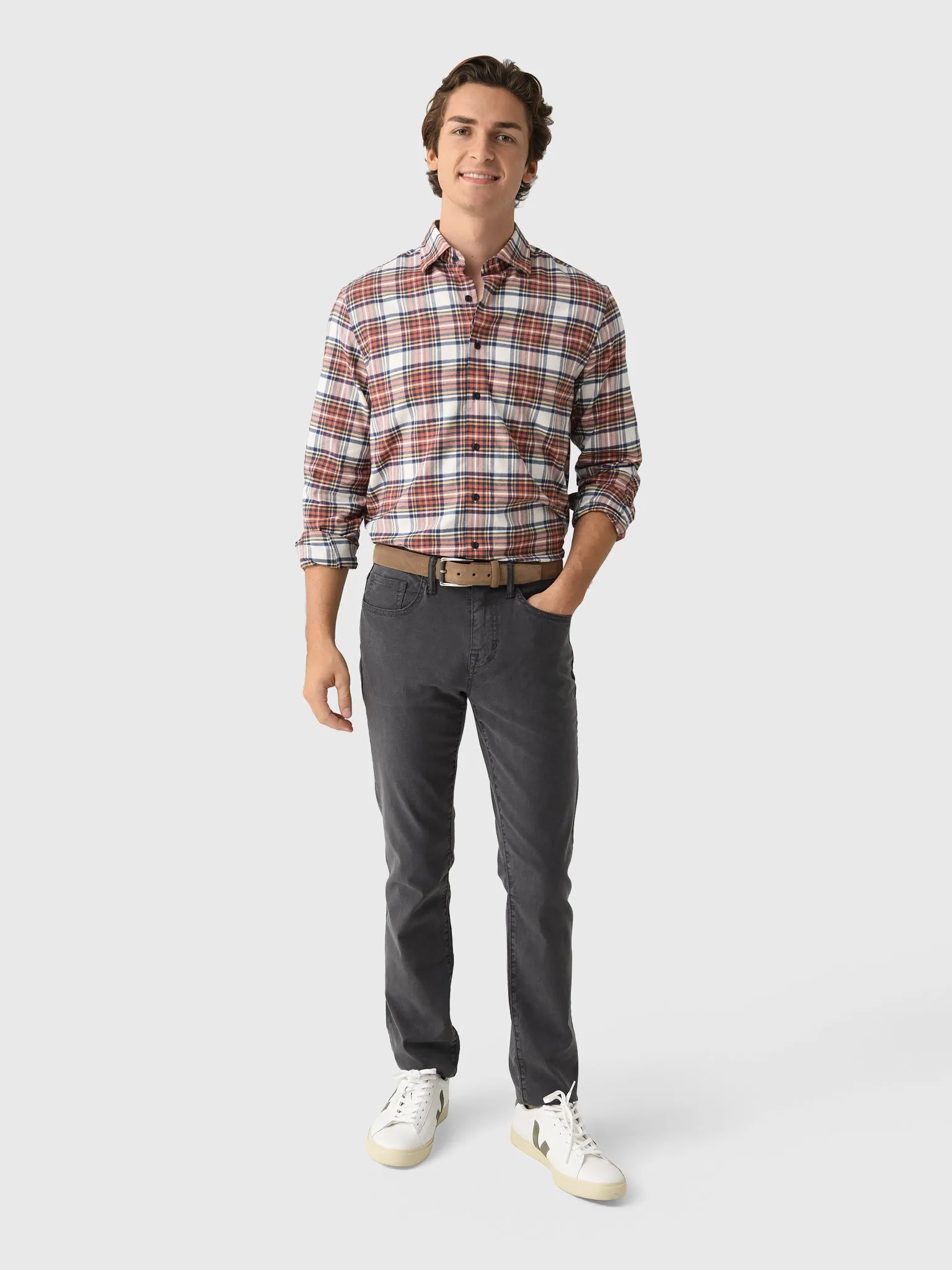 Johnnie-O Men's Knick Performance Flannel Button-Down Shirt sold by Saint Bernard product image thumbnail 2