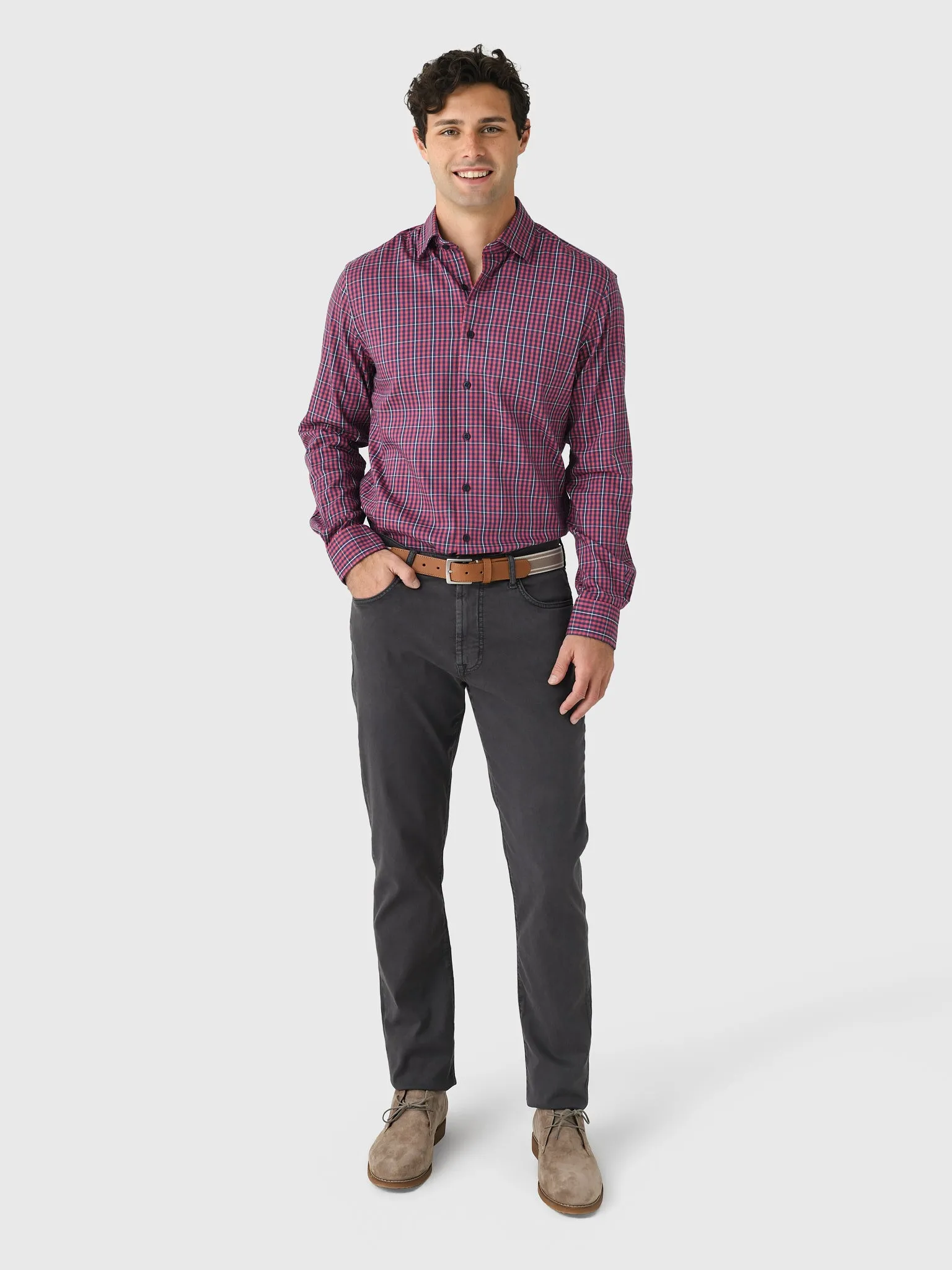 Johnnie-O Men's Kenney Natural Performance Button-Down Shirt sold by Saint Bernard product image thumbnail 2