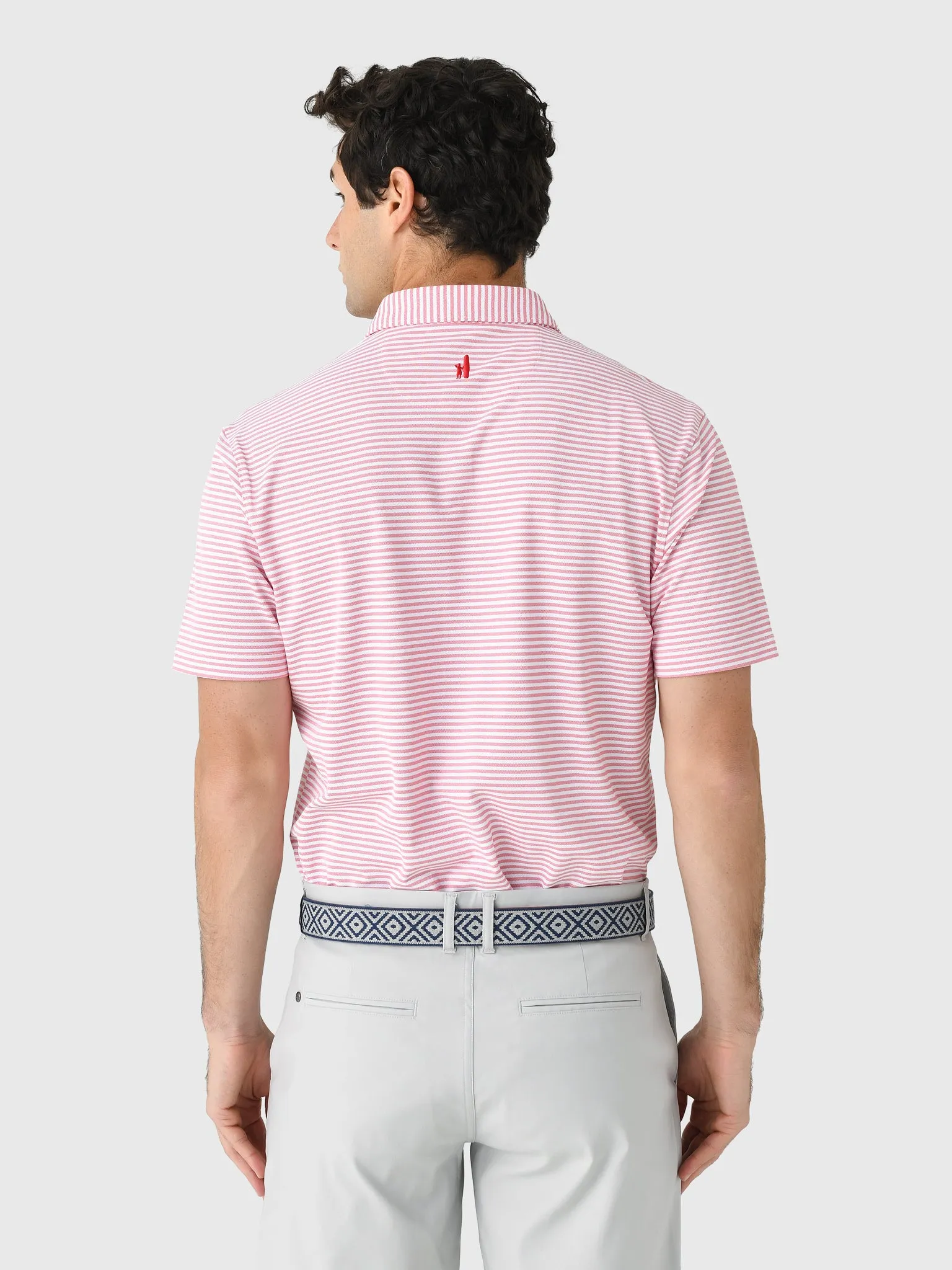 Johnnie-O Men's Houston Texans Stetson Performance Mesh Polo sold by Saint Bernard product image thumbnail 3