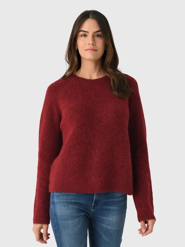 Vince Women's Brushed Alpaca-Blend Crew Neck Sweater sold by Saint Bernard