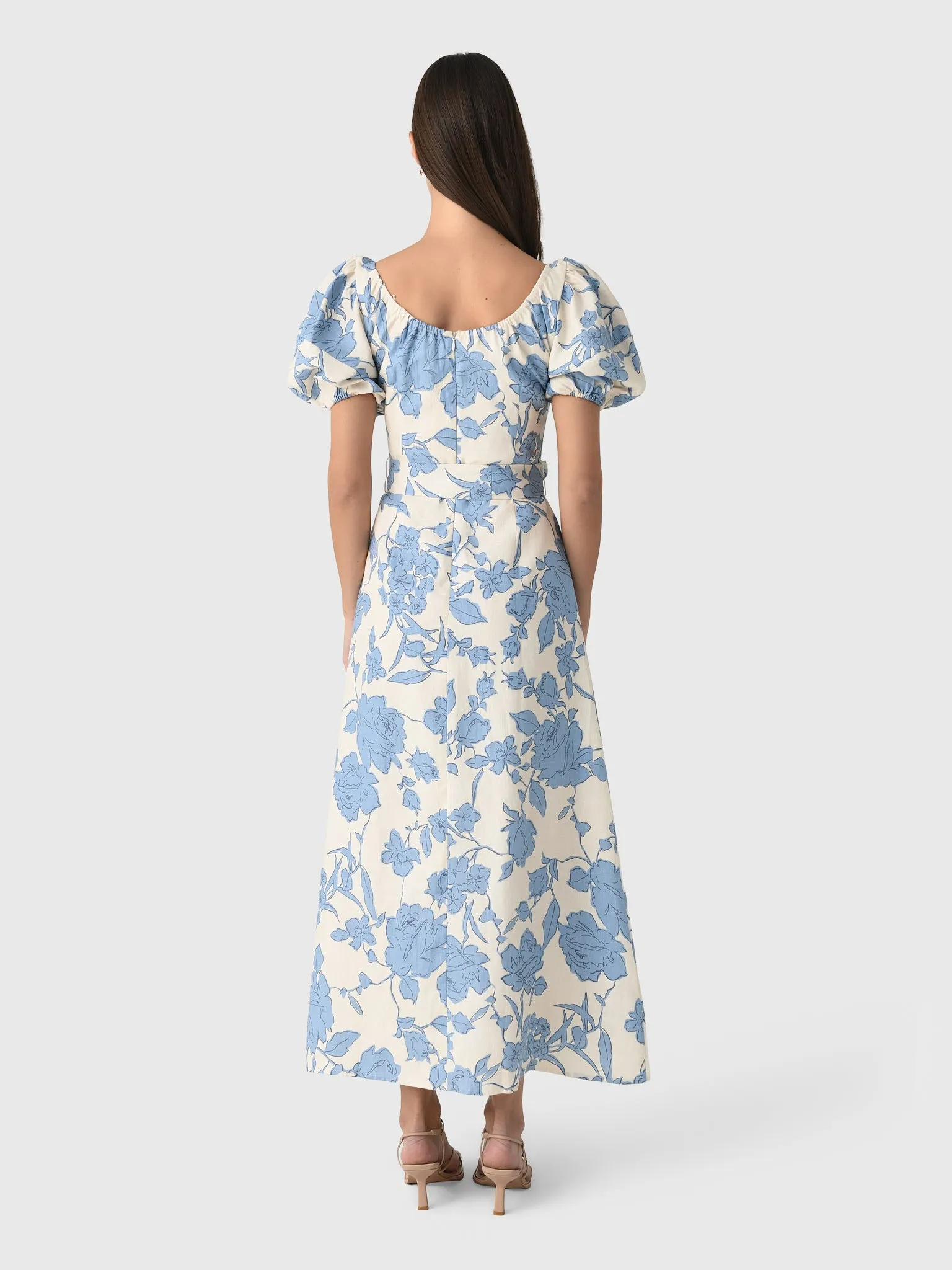 Faithfull The Brand Women's Leiria Midi Dress sold by Saint Bernard product image thumbnail 2