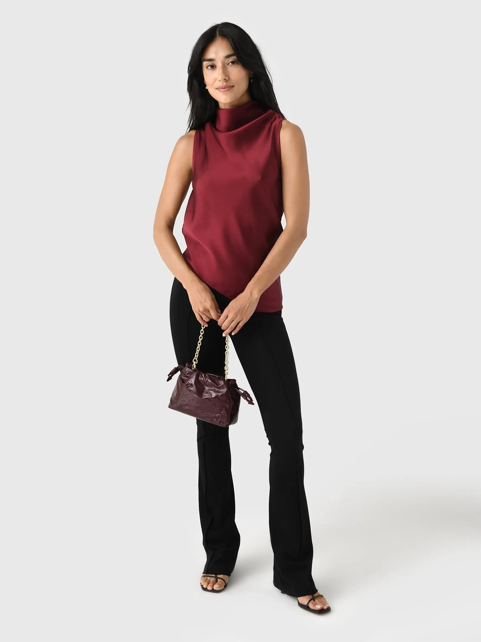 Marques Almeida Women's Satin Cowl Neck Sleeveless Top sold by Saint Bernard product image thumbnail 2