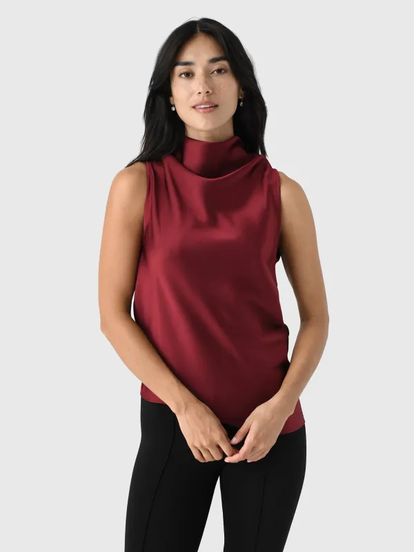 Marques Almeida Women's Satin Cowl Neck Sleeveless Top made by Marques ’ Almeida