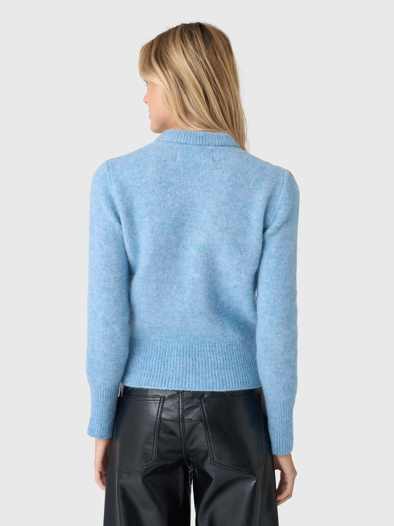 Marques Almeida Women's Embellished Alpaca Knit Cardigan sold by Saint Bernard product image thumbnail 3
