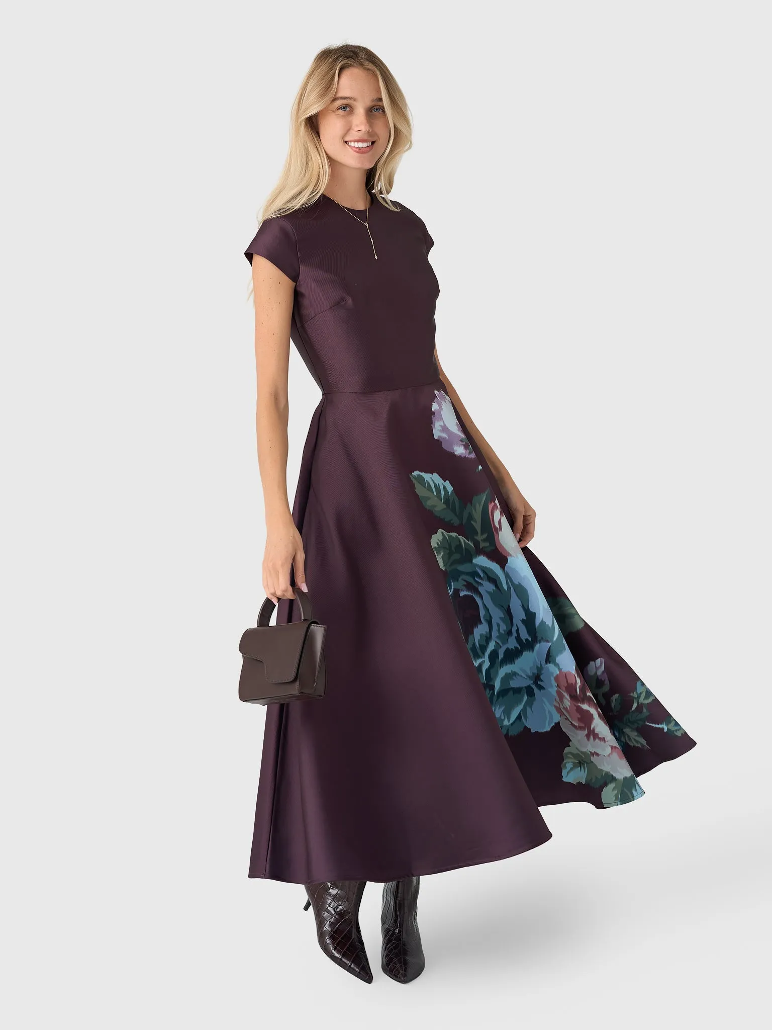 Marques Almeida Women's Flower Printed Cap Sleeve Dress sold by Saint Bernard