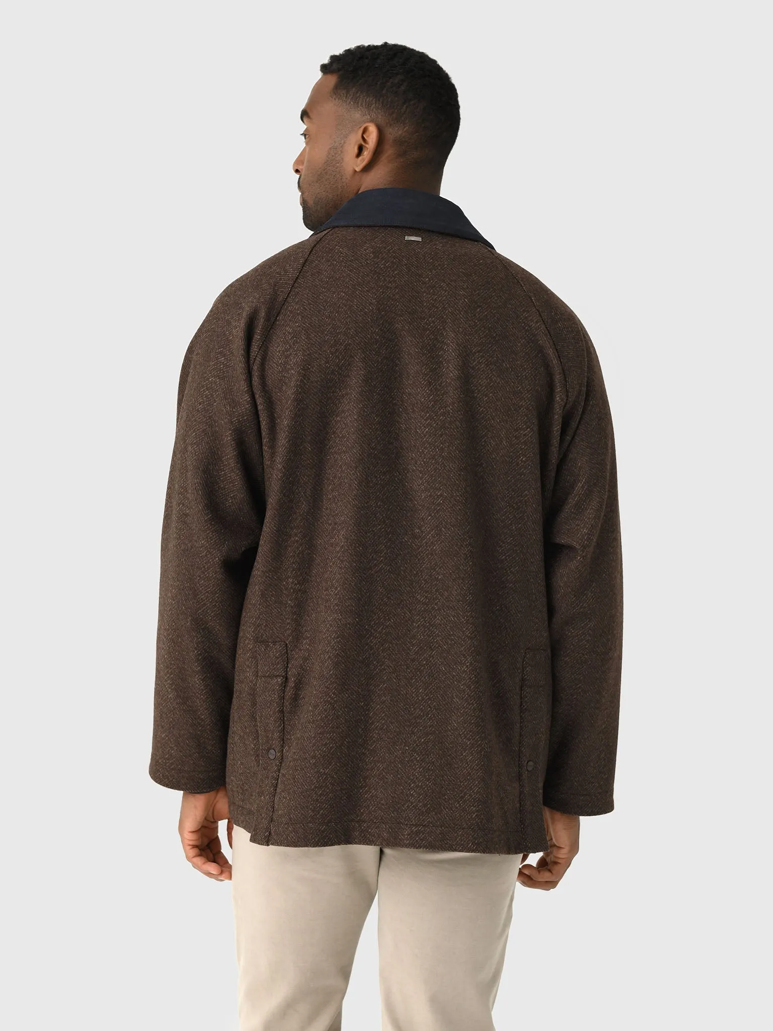 Herno Men's Herringbone Wool Field Jacket sold by Saint Bernard product image thumbnail 3