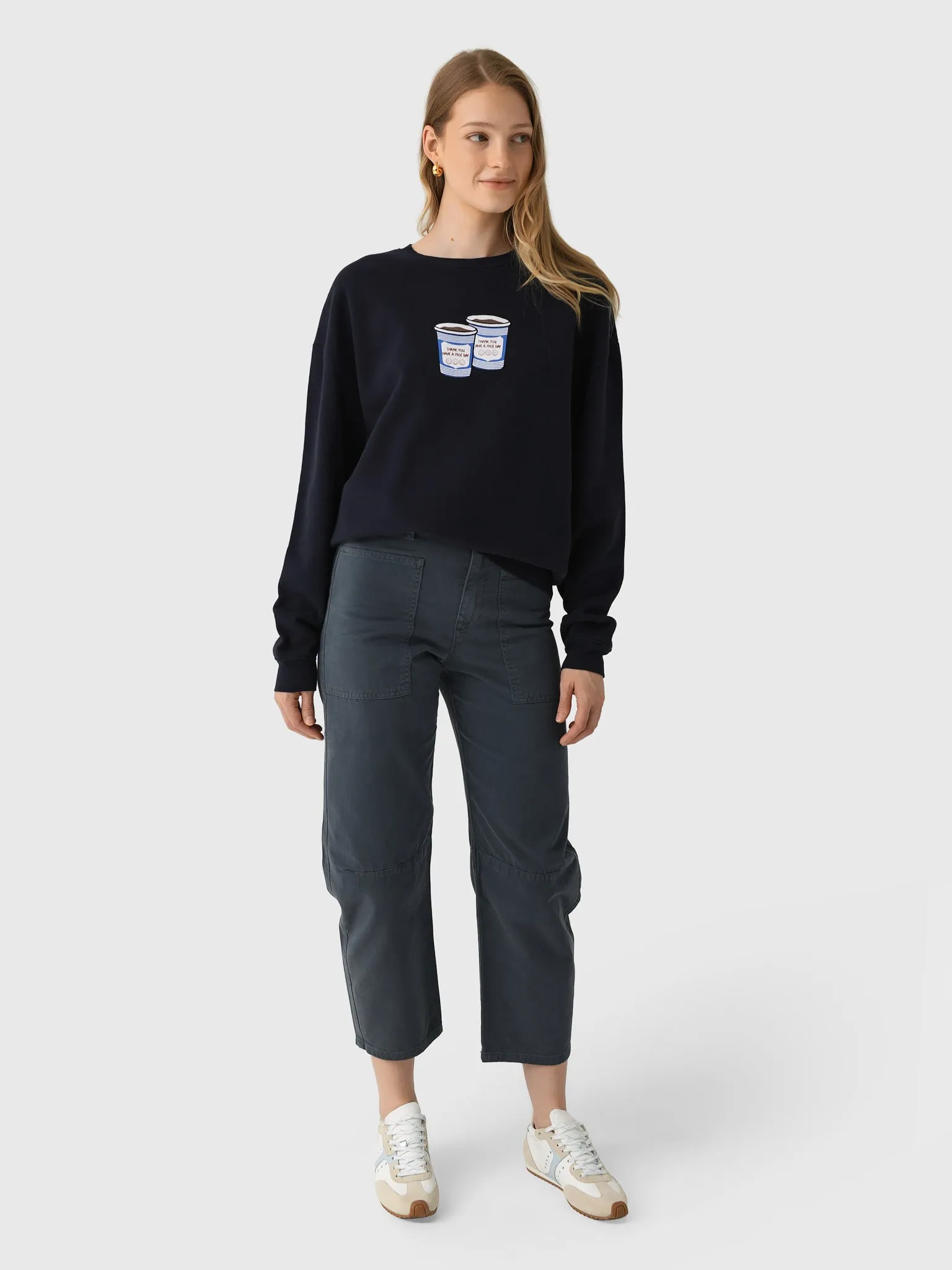 Kule Women's The Oversized Coffee Sweatshirt sold by Saint Bernard product image thumbnail 2