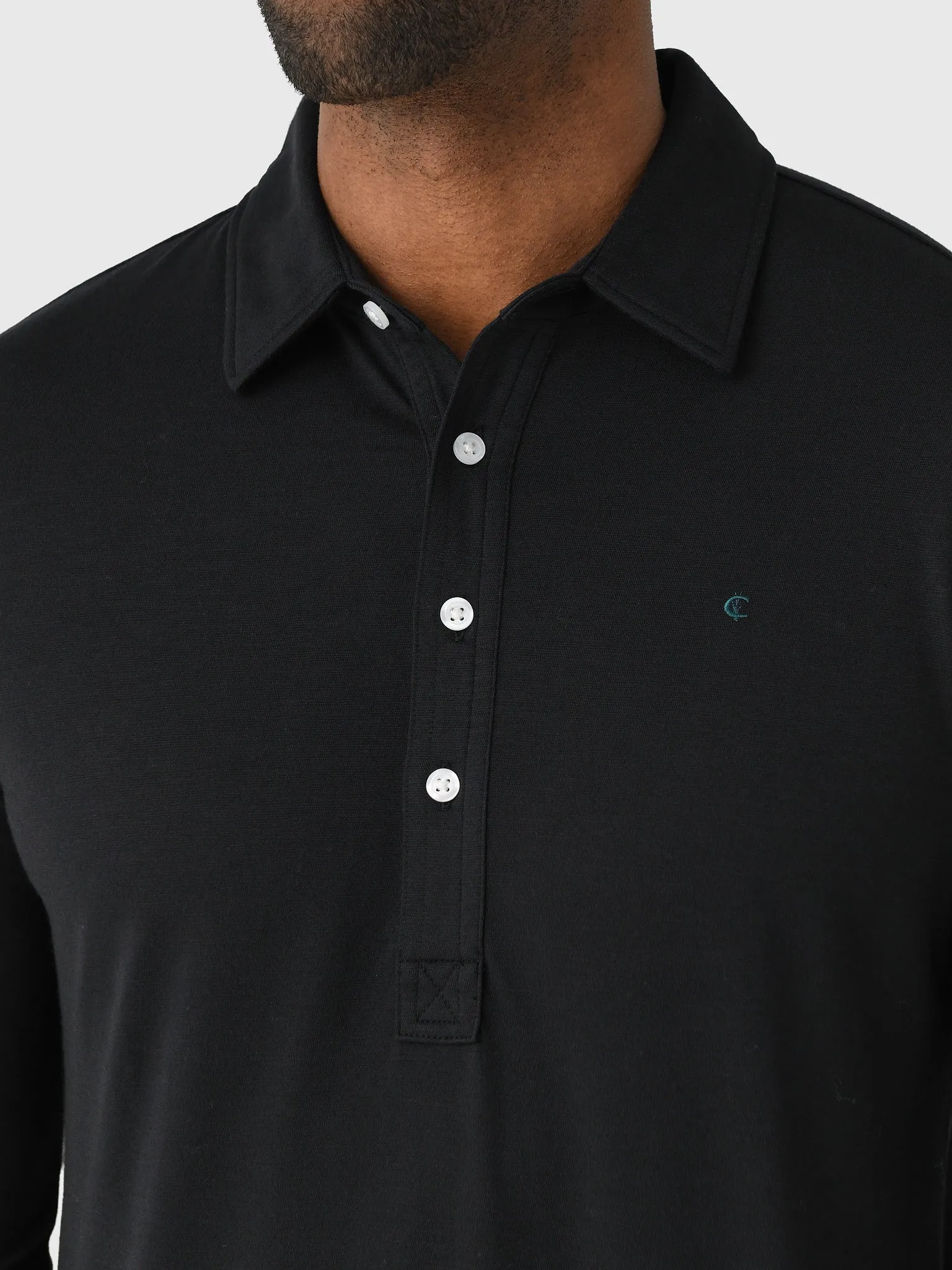 Criquet Men's Brrr° Long Sleeve Range Polo sold by Saint Bernard product image thumbnail 5