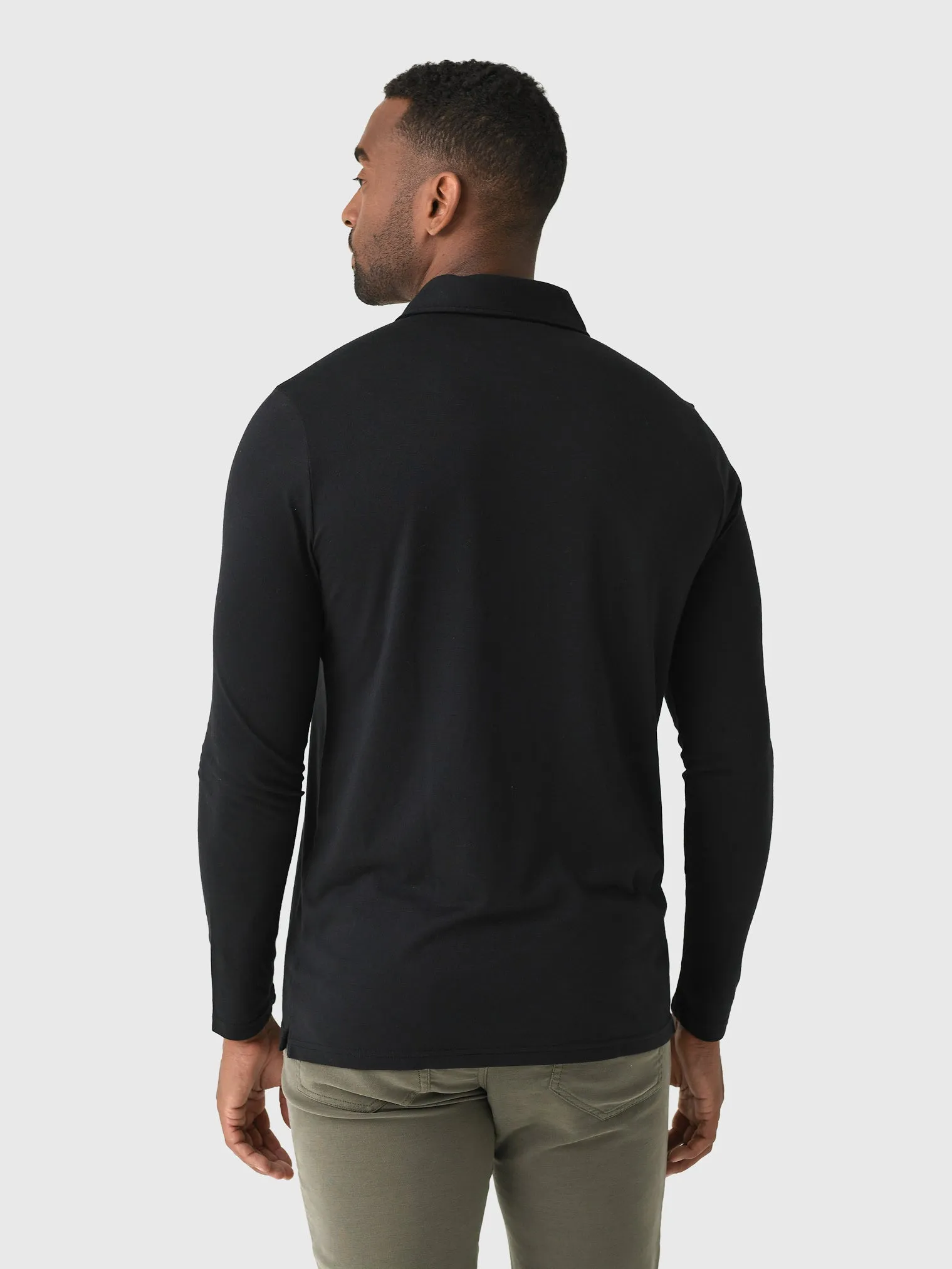 Criquet Men's Brrr° Long Sleeve Range Polo sold by Saint Bernard product image thumbnail 4