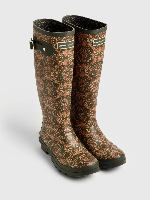 Barbour Women's X Farm Rio Cami Wellington Boot made by Barbour