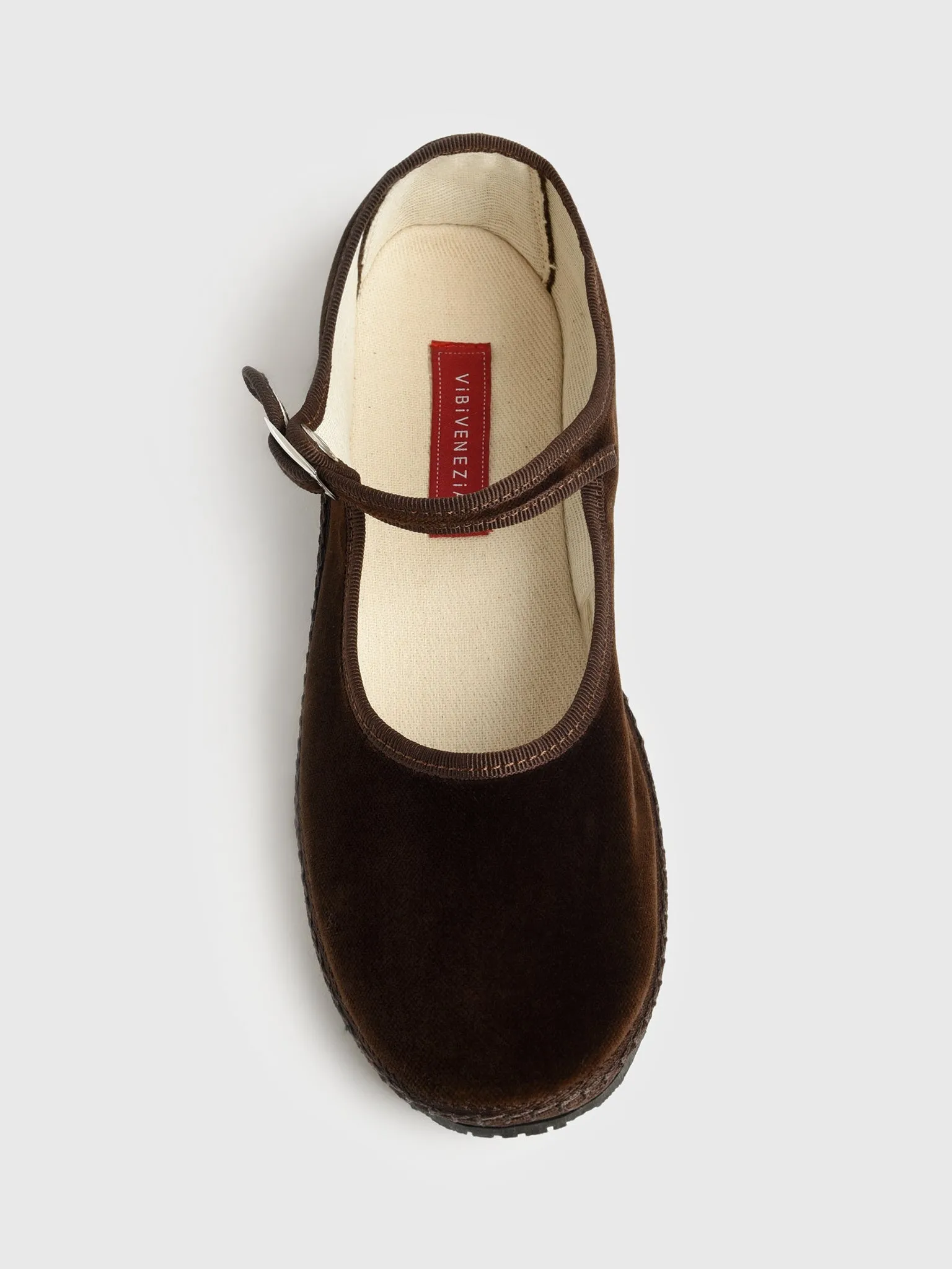 Vibi Venezia Women's Mary Jane Velvet Flat sold by Saint Bernard product image thumbnail 2