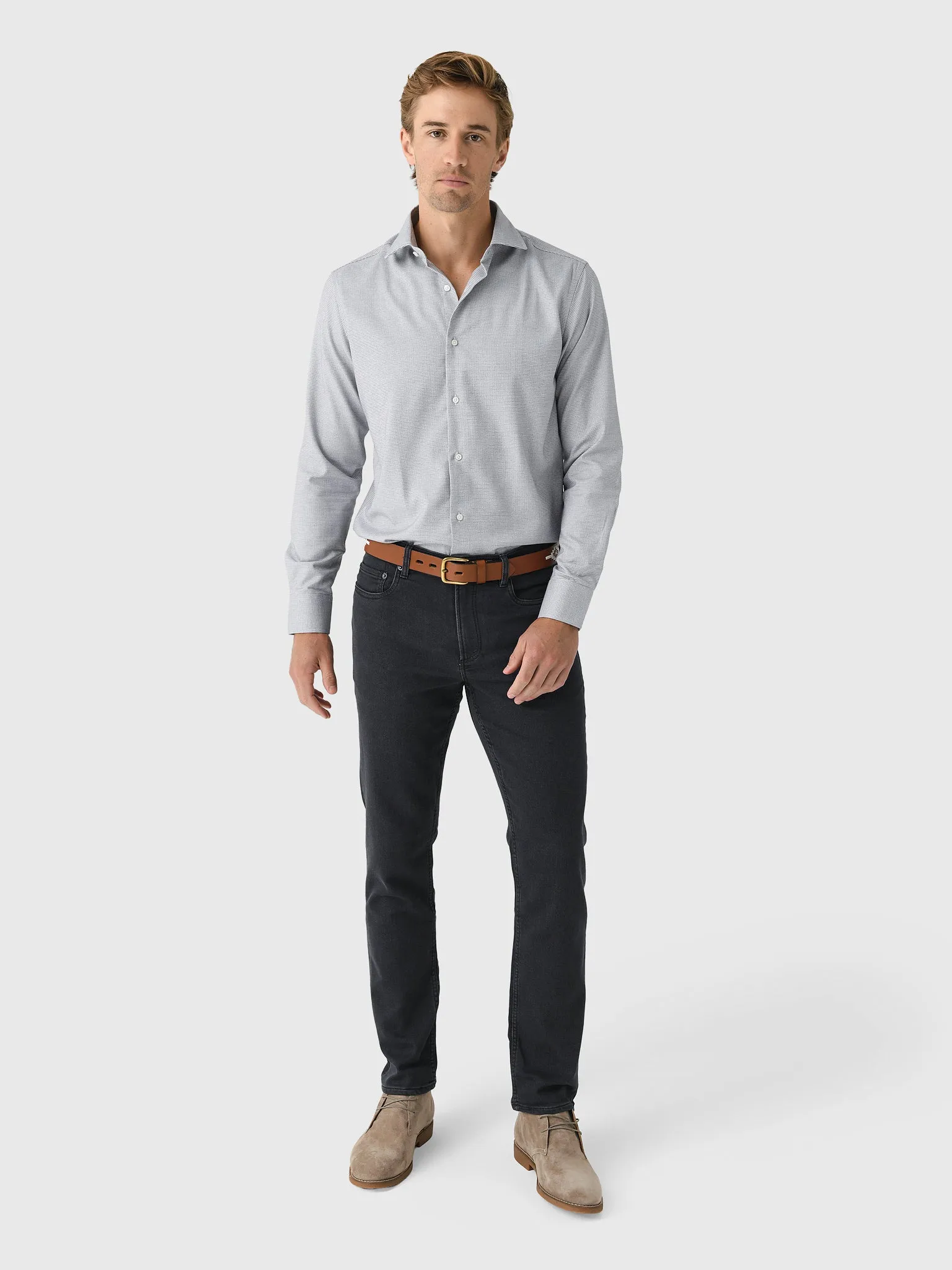 Nicoló Men's Naples Long Sleeve Shirt sold by Saint Bernard product image thumbnail 2