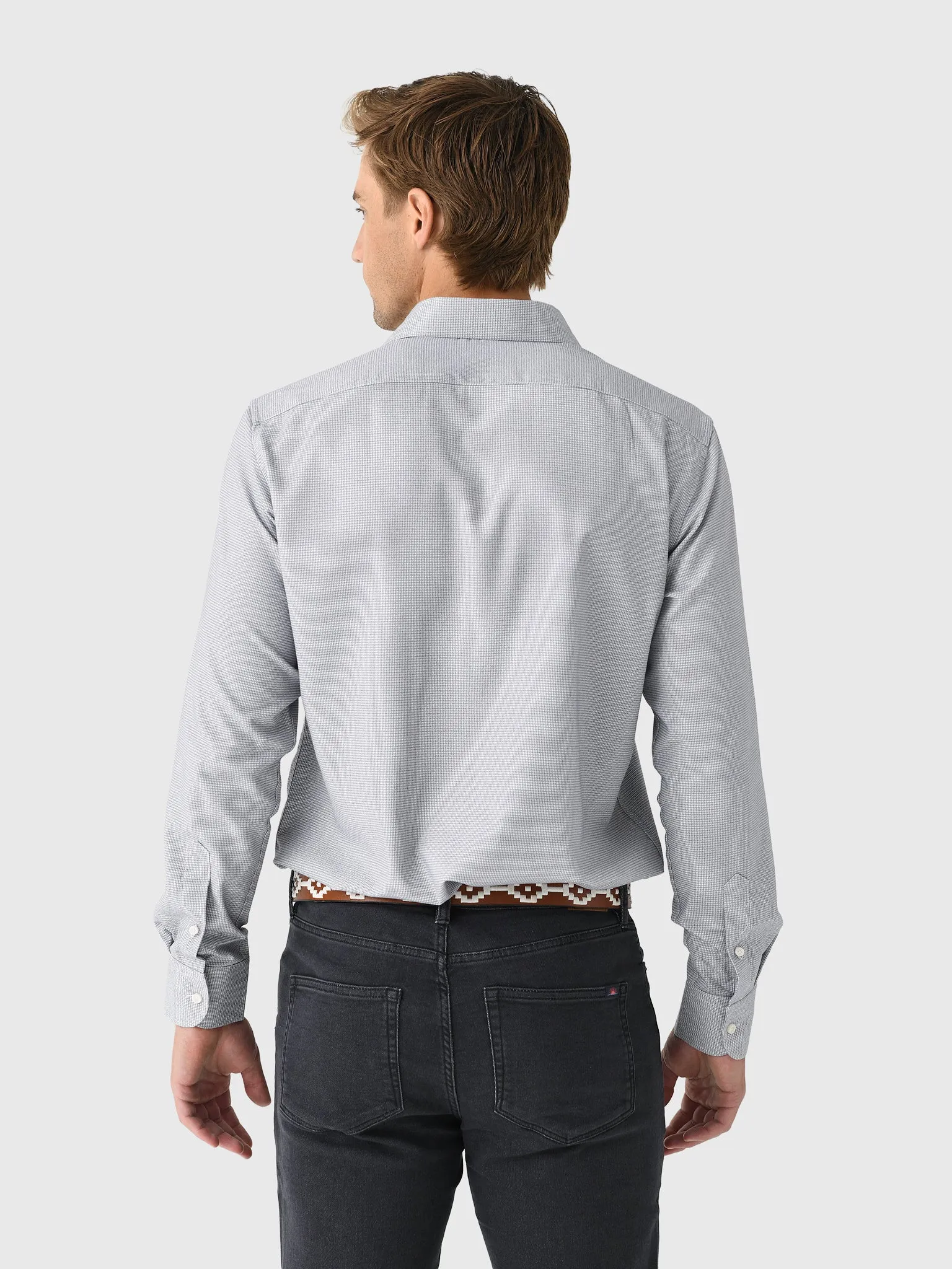 Nicoló Men's Naples Long Sleeve Shirt sold by Saint Bernard product image thumbnail 4