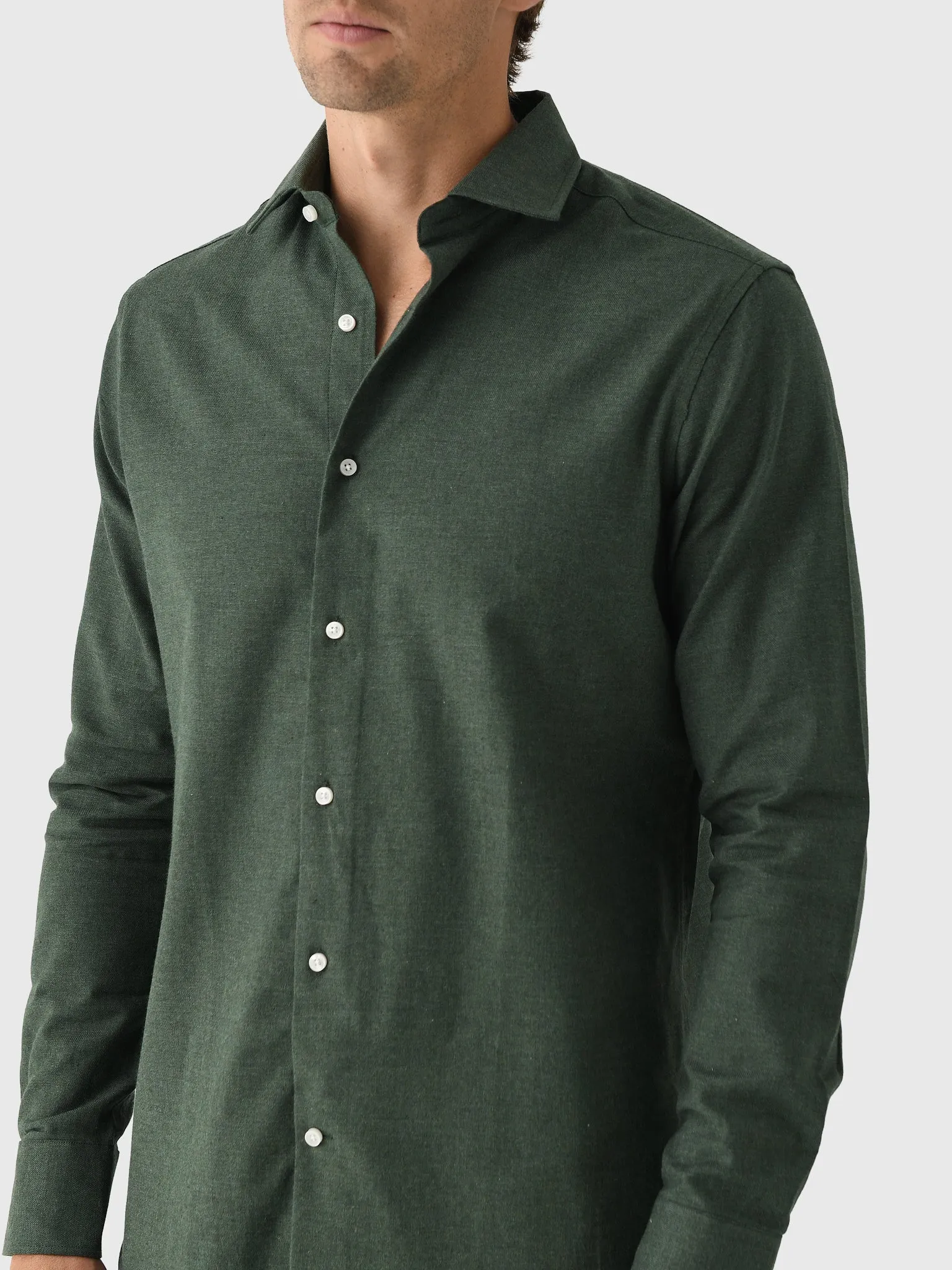 Nicoló Men's Naples Long Sleeve Shirt sold by Saint Bernard product image thumbnail 5