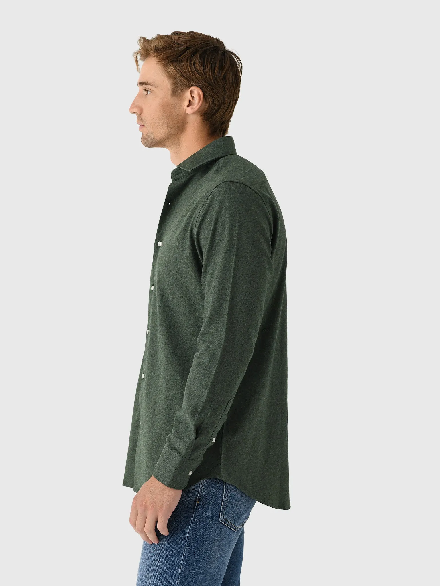 Nicoló Men's Naples Long Sleeve Shirt sold by Saint Bernard product image thumbnail 3
