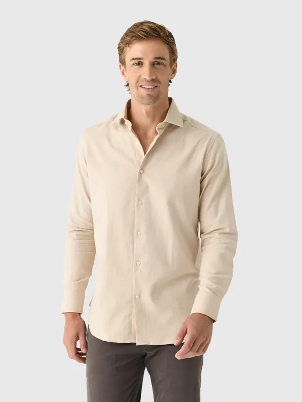 Nicoló Men's Naples Long Sleeve Shirt made by Saint Bernard