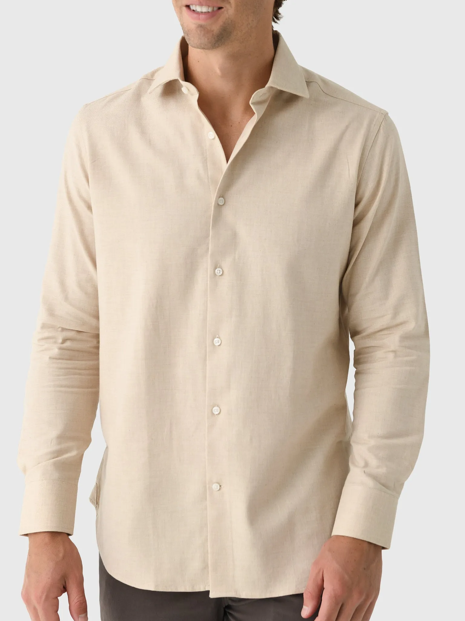 Nicoló Men's Naples Long Sleeve Shirt sold by Saint Bernard product image thumbnail 5