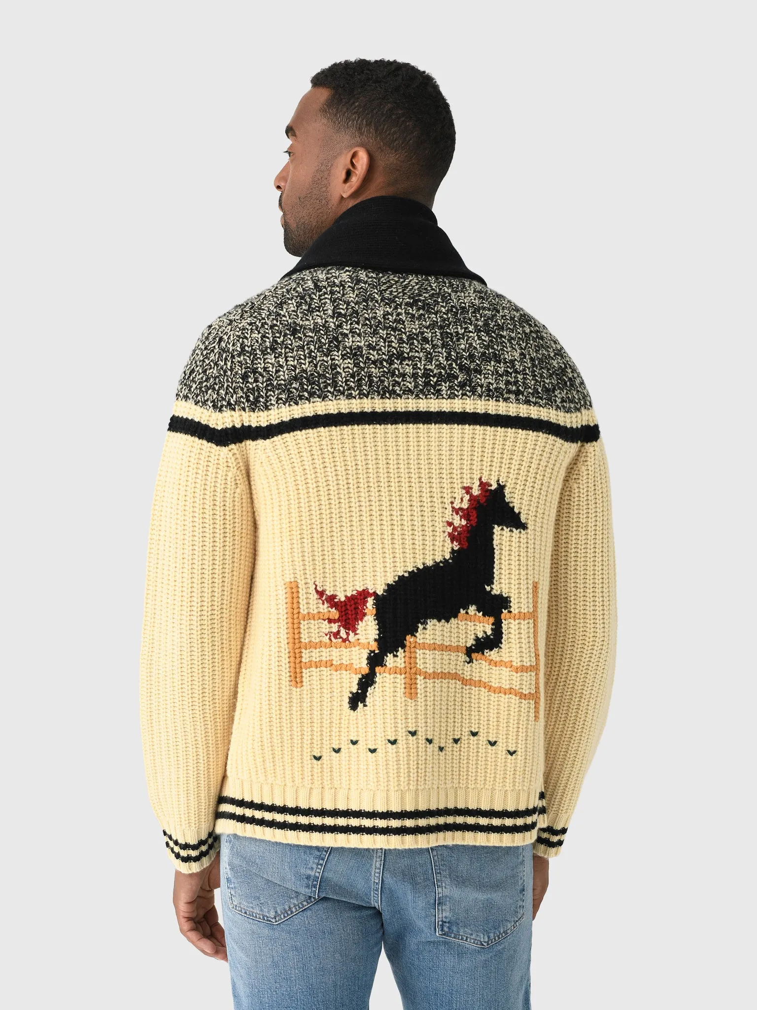 Guest In Residence Men's Rodeo Cardigan sold by Saint Bernard product image thumbnail 4