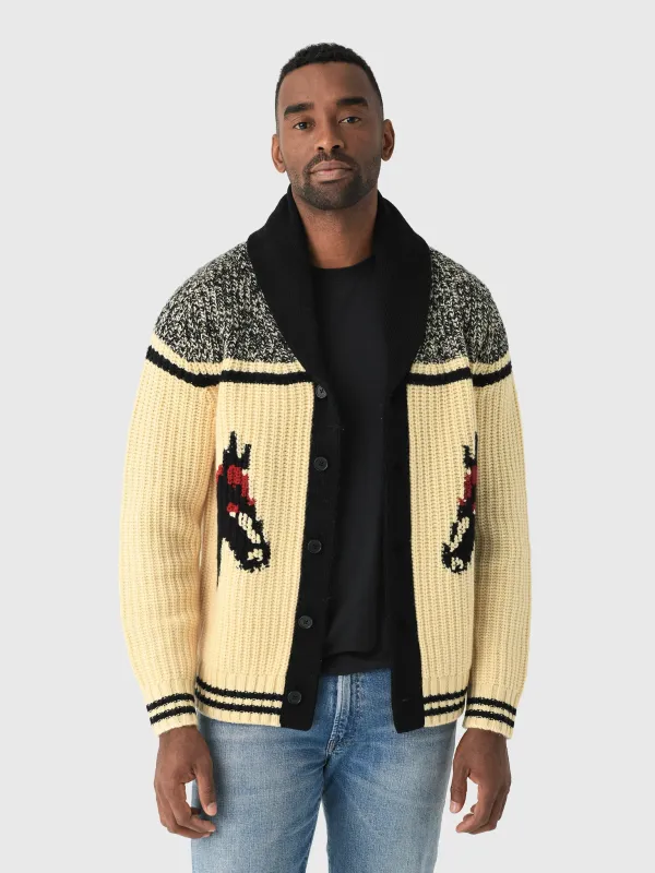 Guest In Residence Men's Rodeo Cardigan sold by Saint Bernard
