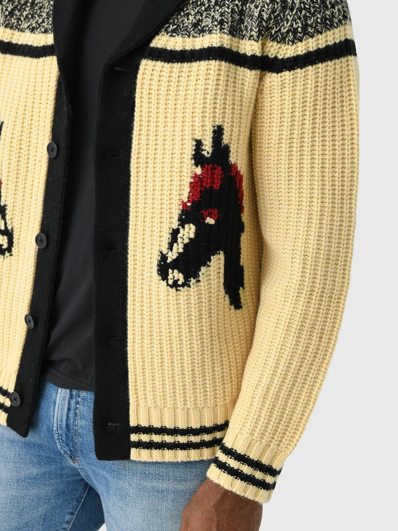 Guest In Residence Men's Rodeo Cardigan sold by Saint Bernard product image thumbnail 5