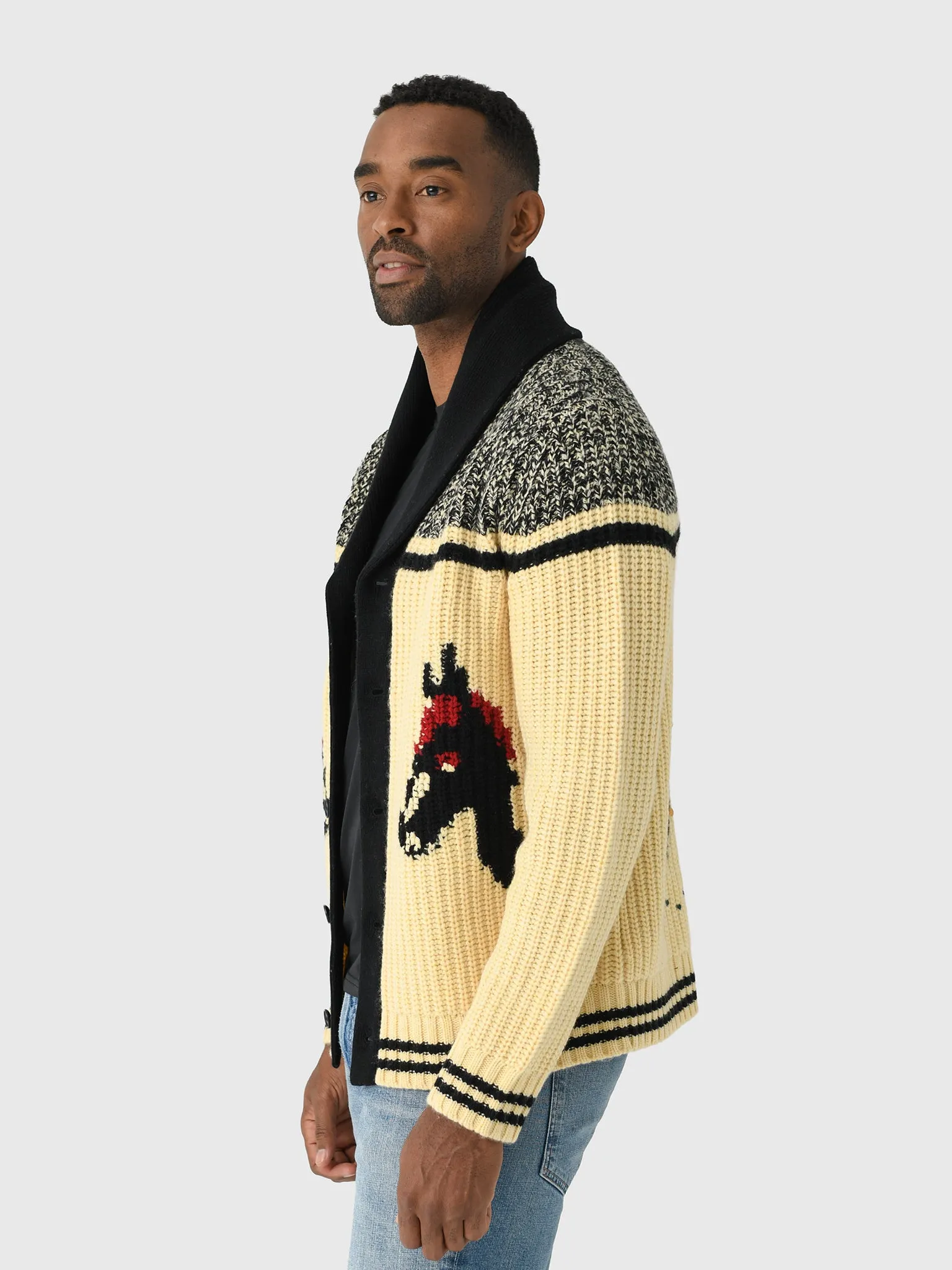 Guest In Residence Men's Rodeo Cardigan sold by Saint Bernard product image thumbnail 3