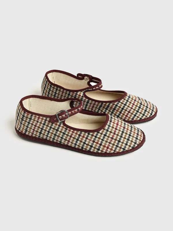 Vibi Venezia Women's Mary Jane Wool Flat made by ViBi VENEZiA