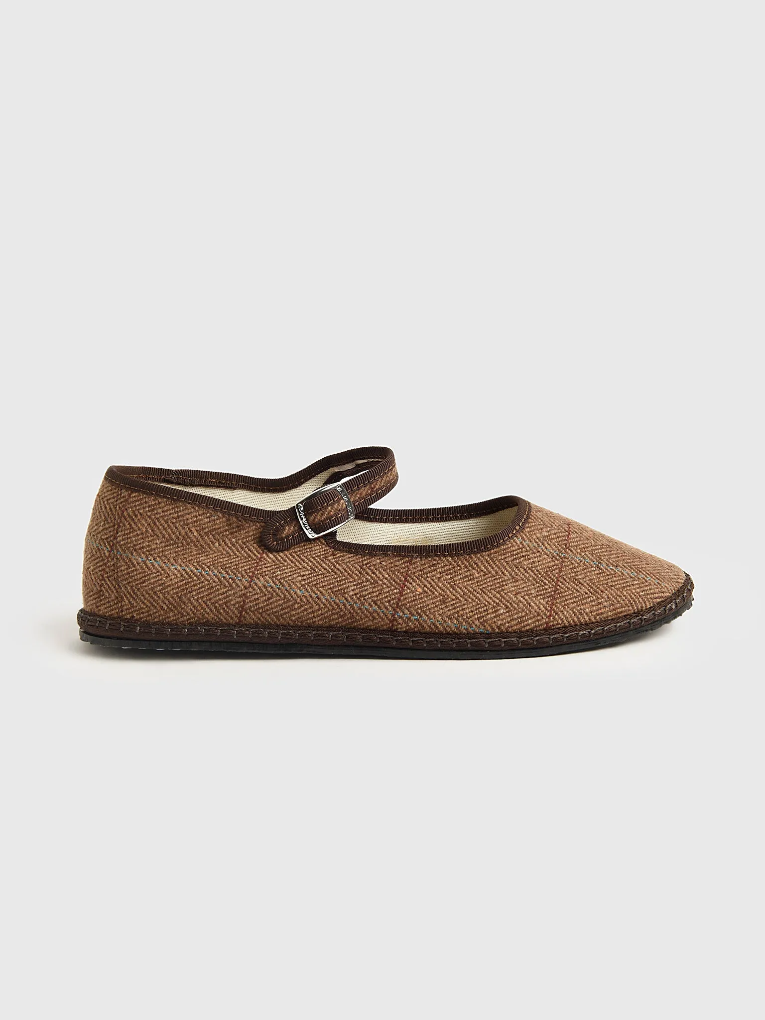 Vibi Venezia Women's Mary Jane Wool Flat sold by Saint Bernard product image thumbnail 3