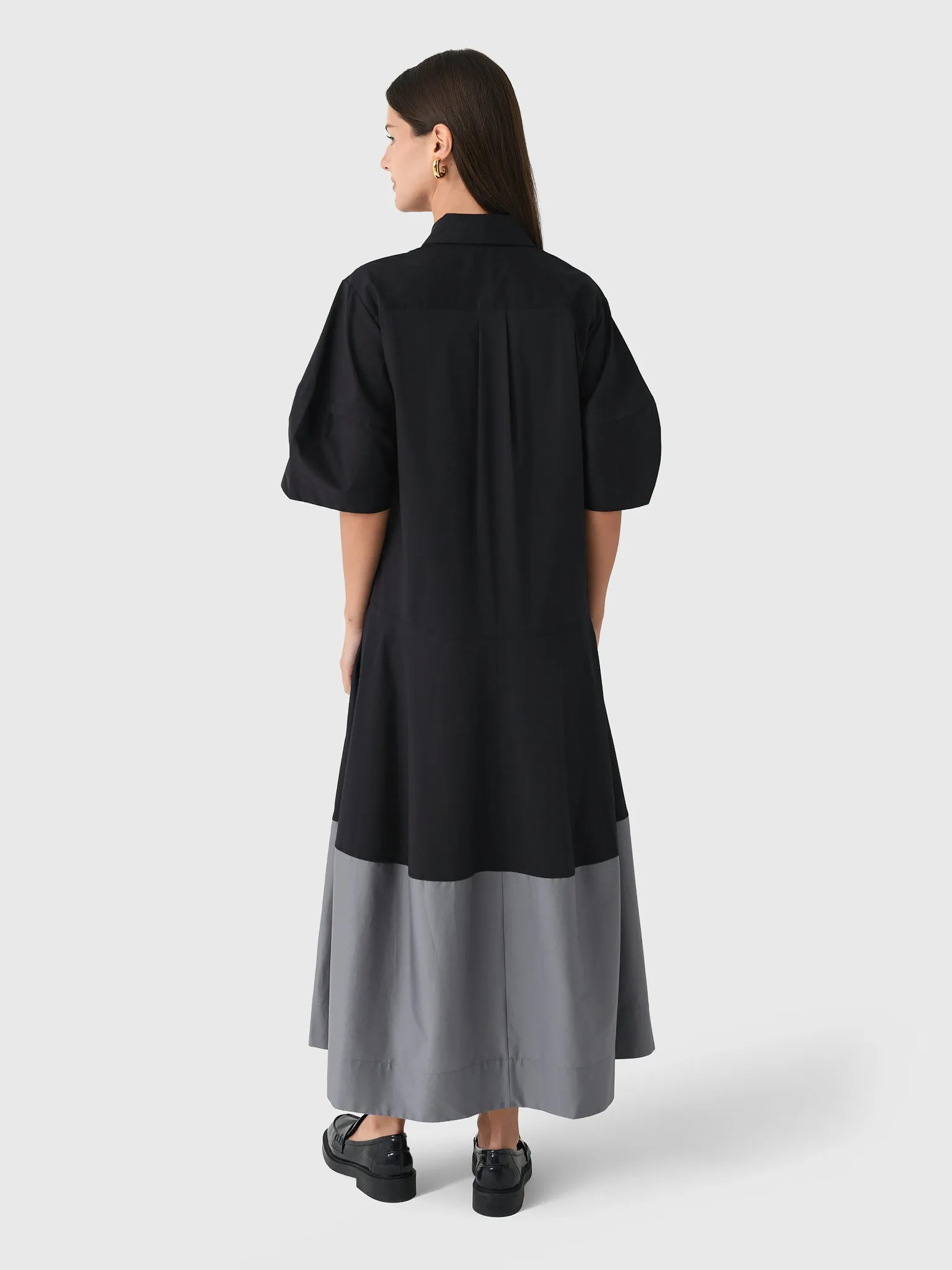 Lee Mathews Women's Spencer Lantern Dress sold by Saint Bernard product image thumbnail 3