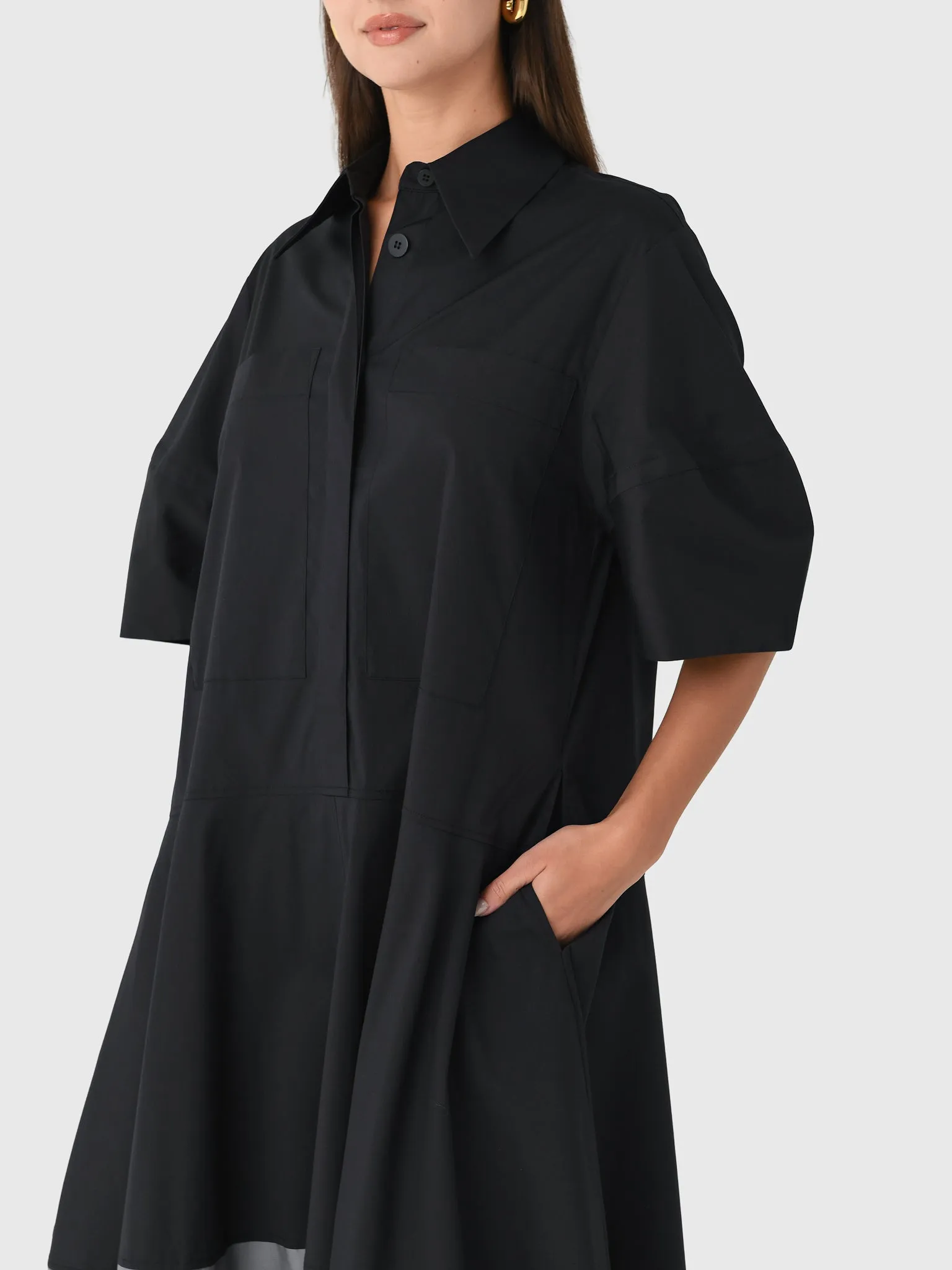 Lee Mathews Women's Spencer Lantern Dress sold by Saint Bernard product image thumbnail 4