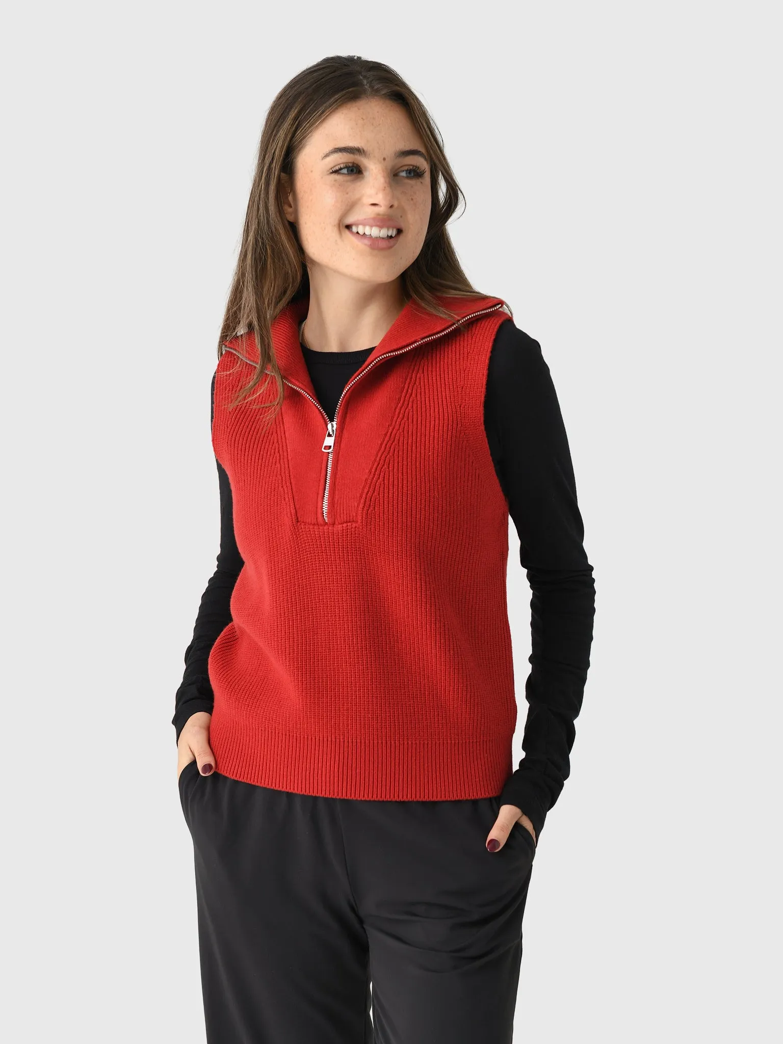 Varley Women's Amina Knit Half-Zip sold by Saint Bernard