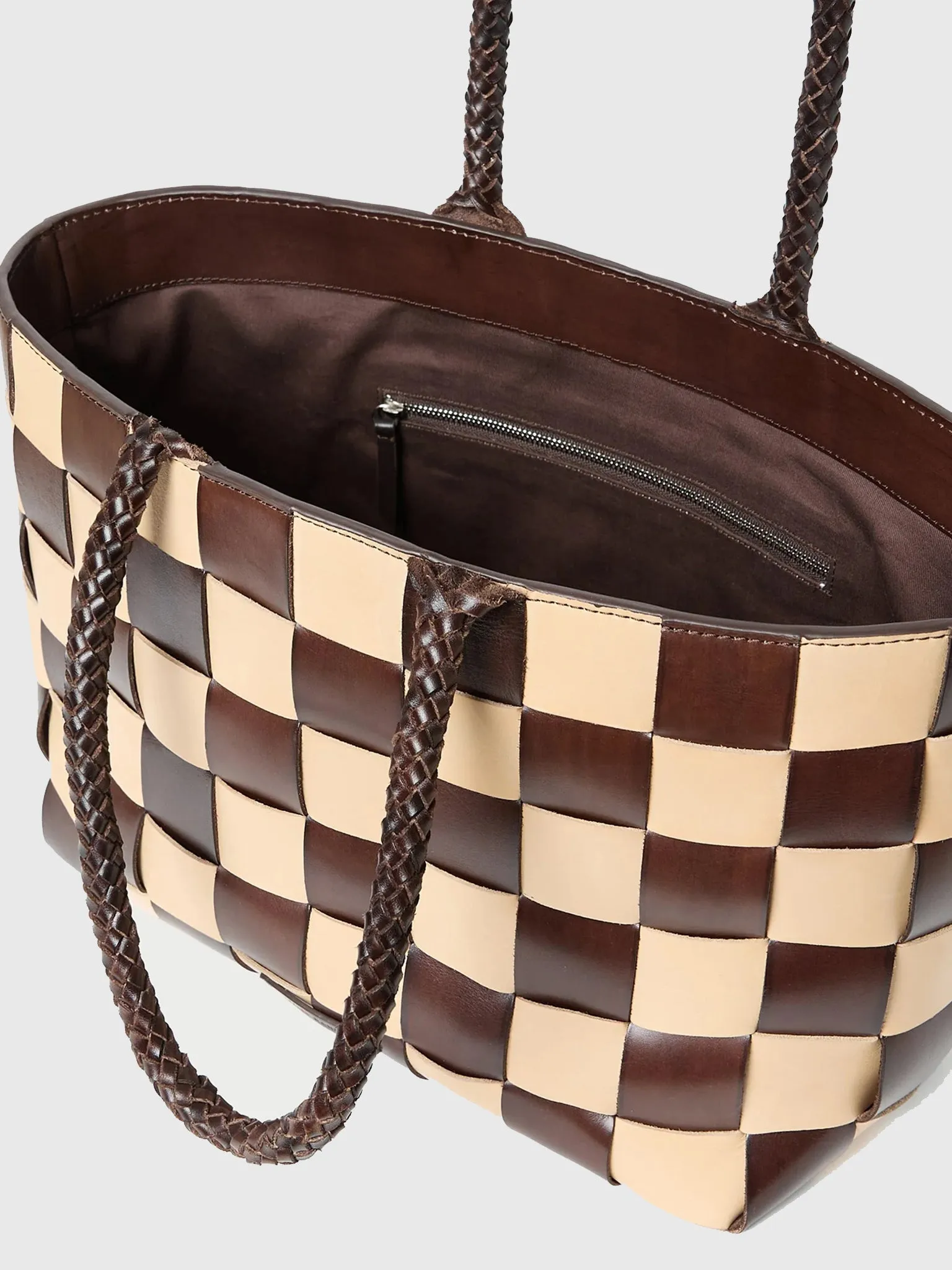 Loeffler Randall Klara Woven Leather Tote sold by Saint Bernard product image thumbnail 3