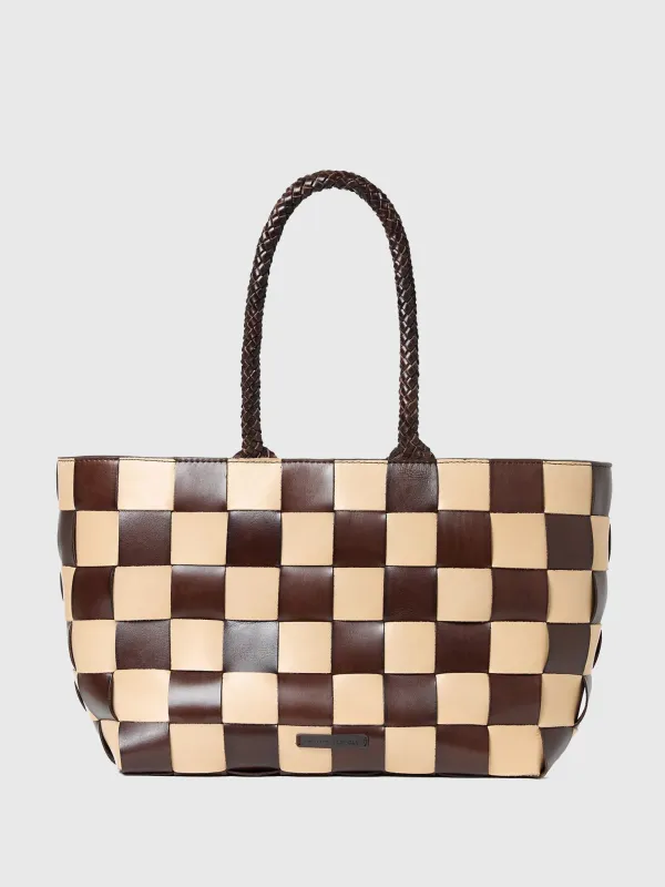 Loeffler Randall Klara Woven Leather Tote made by Loeffler Randall