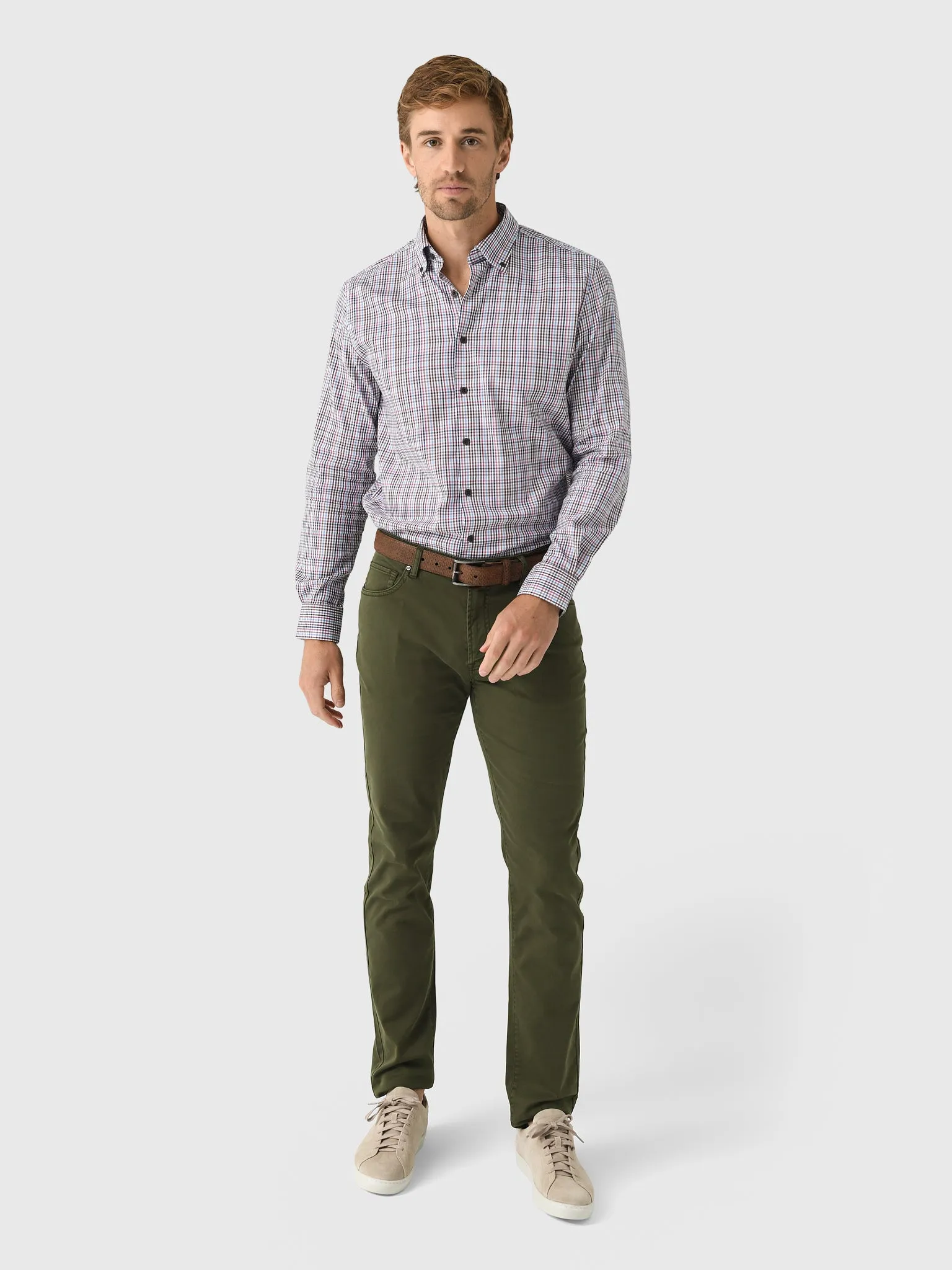 Johnnie-O Men's Adelson Natural Performance Button-Down Shirt sold by Saint Bernard product image thumbnail 2