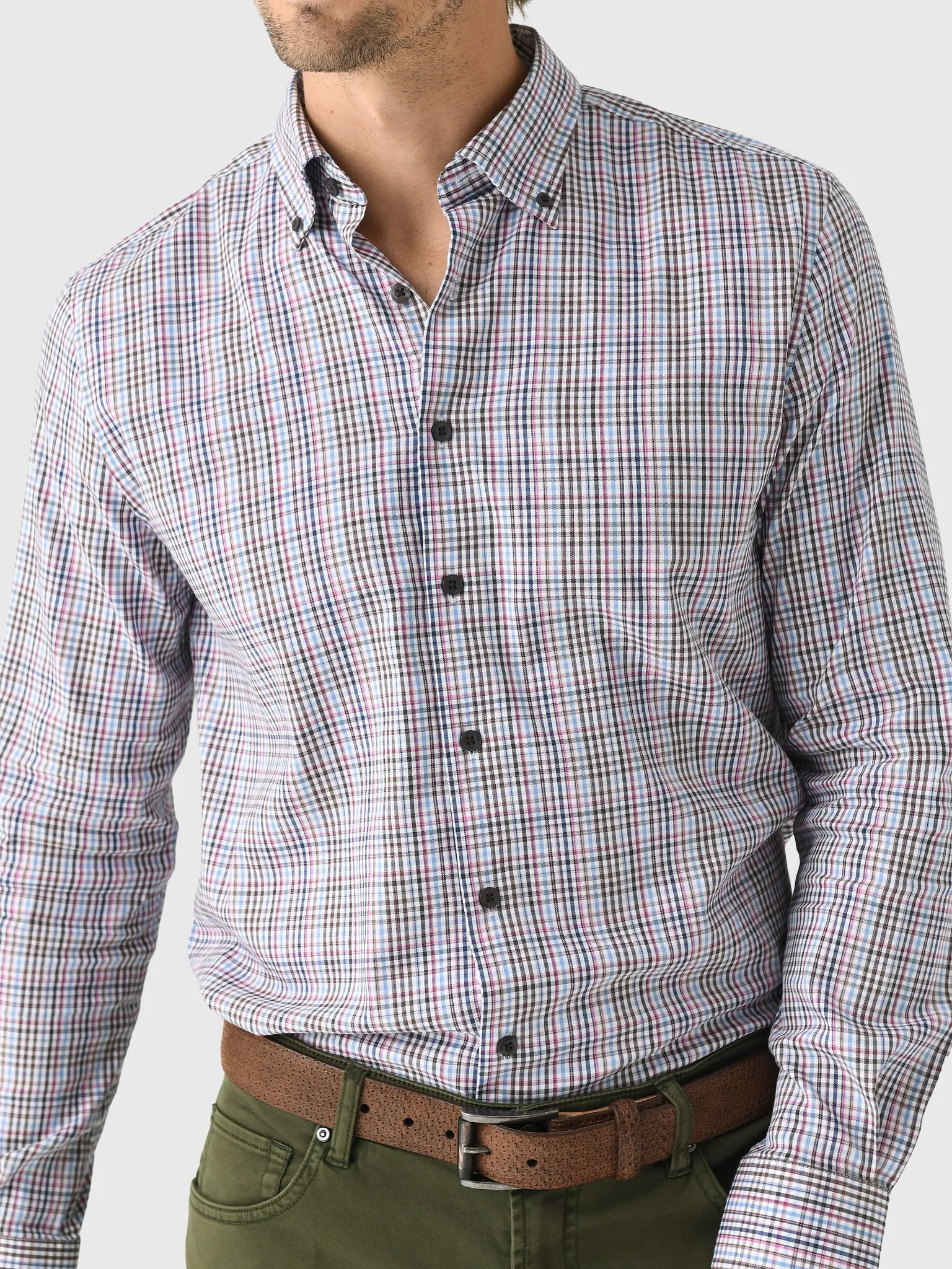 Johnnie-O Men's Adelson Natural Performance Button-Down Shirt sold by Saint Bernard product image thumbnail 5