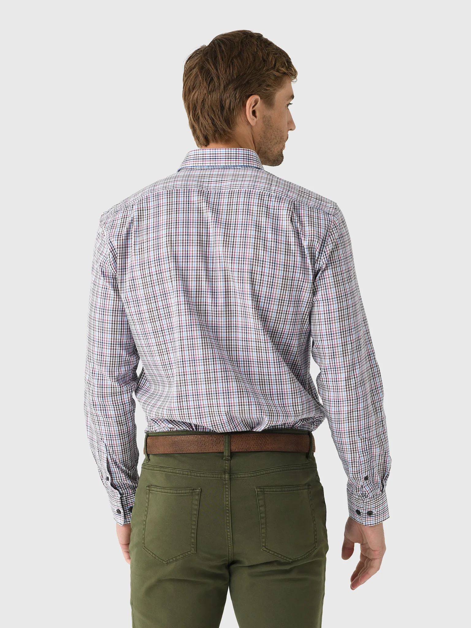 Johnnie-O Men's Adelson Natural Performance Button-Down Shirt sold by Saint Bernard product image thumbnail 4
