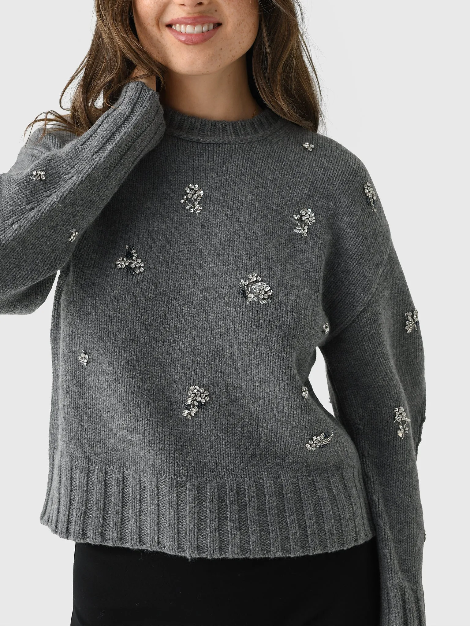 Simkhai Women's Coraline Crewneck Sweater sold by Saint Bernard product image thumbnail 5