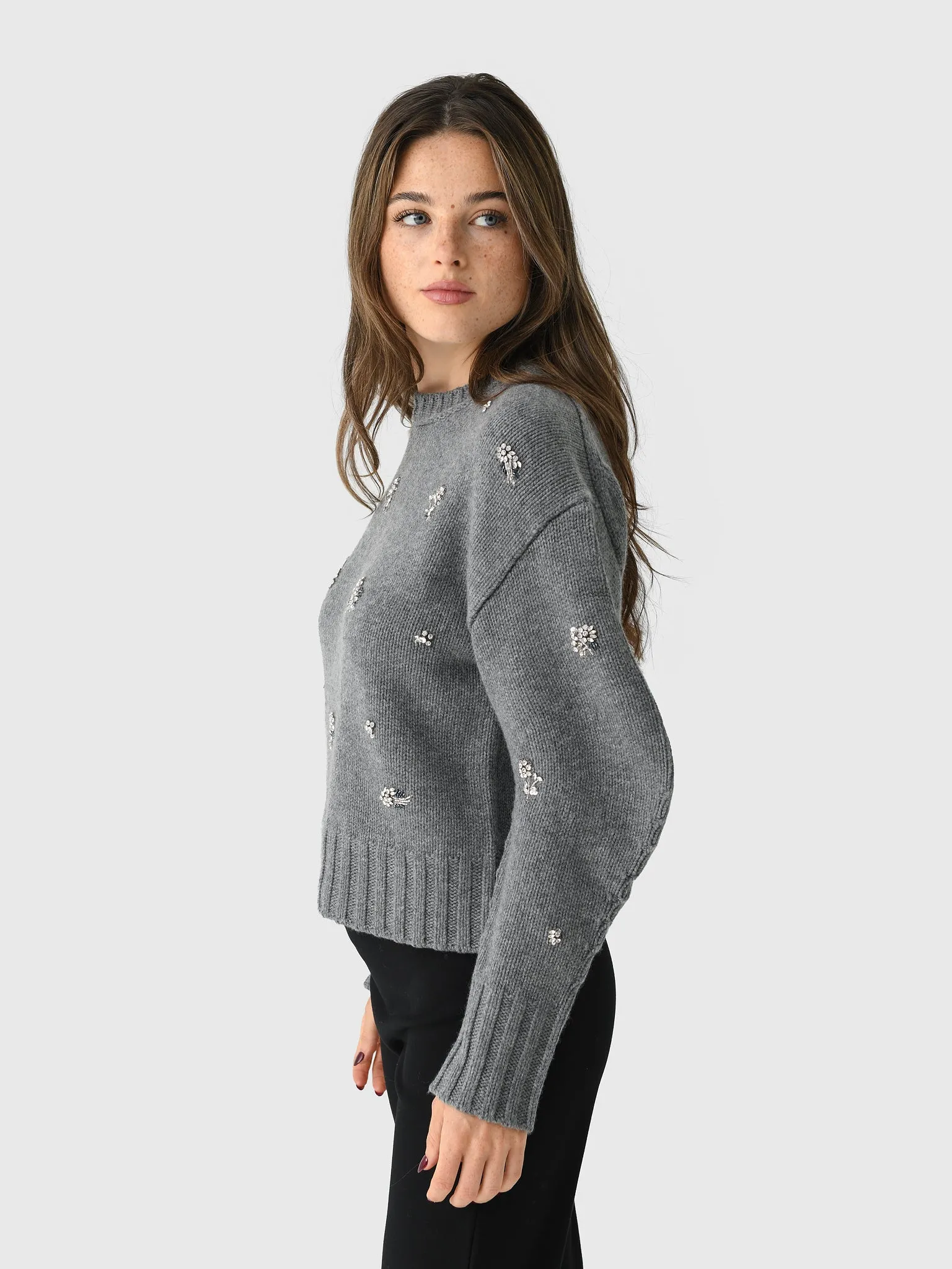 Simkhai Women's Coraline Crewneck Sweater sold by Saint Bernard product image thumbnail 3
