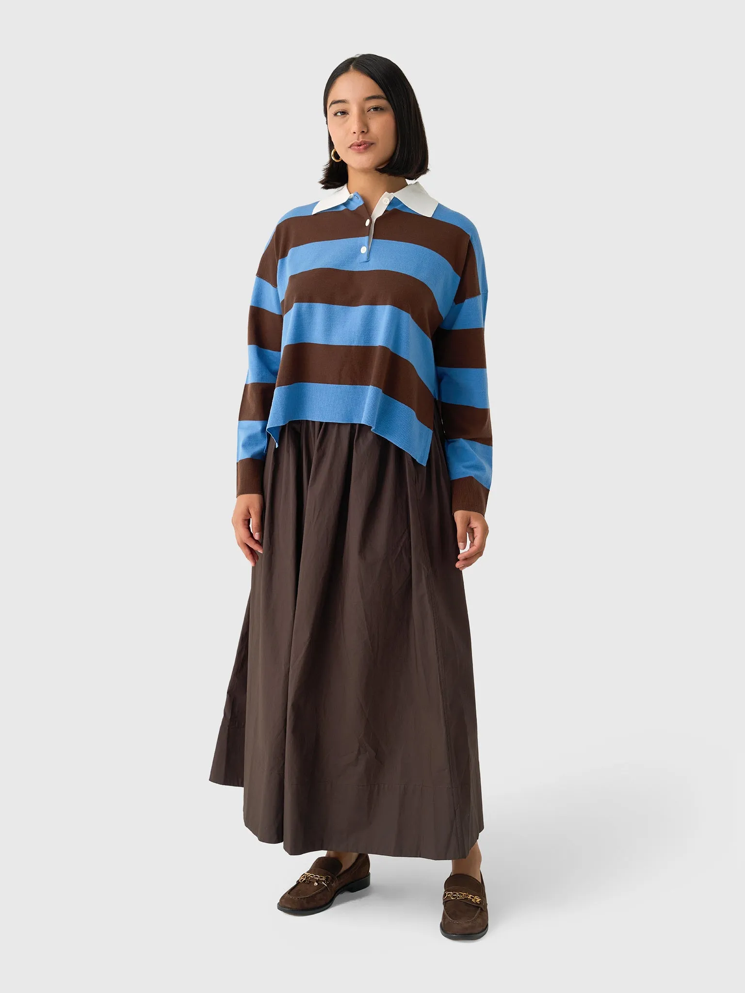 Simkhai Women's Carson Rugby Polo Sweater sold by Saint Bernard product image thumbnail 2