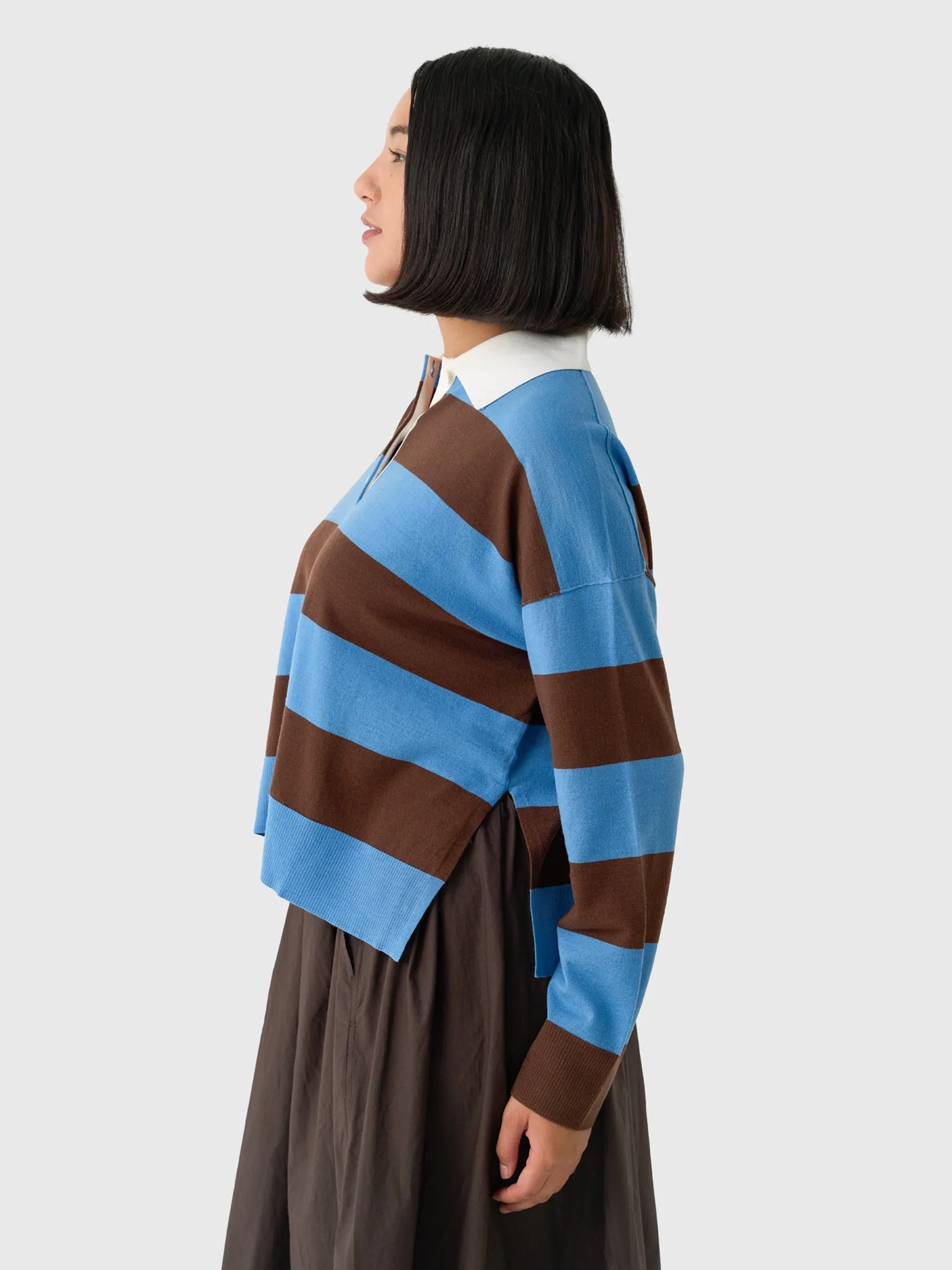 Simkhai Women's Carson Rugby Polo Sweater sold by Saint Bernard product image thumbnail 3