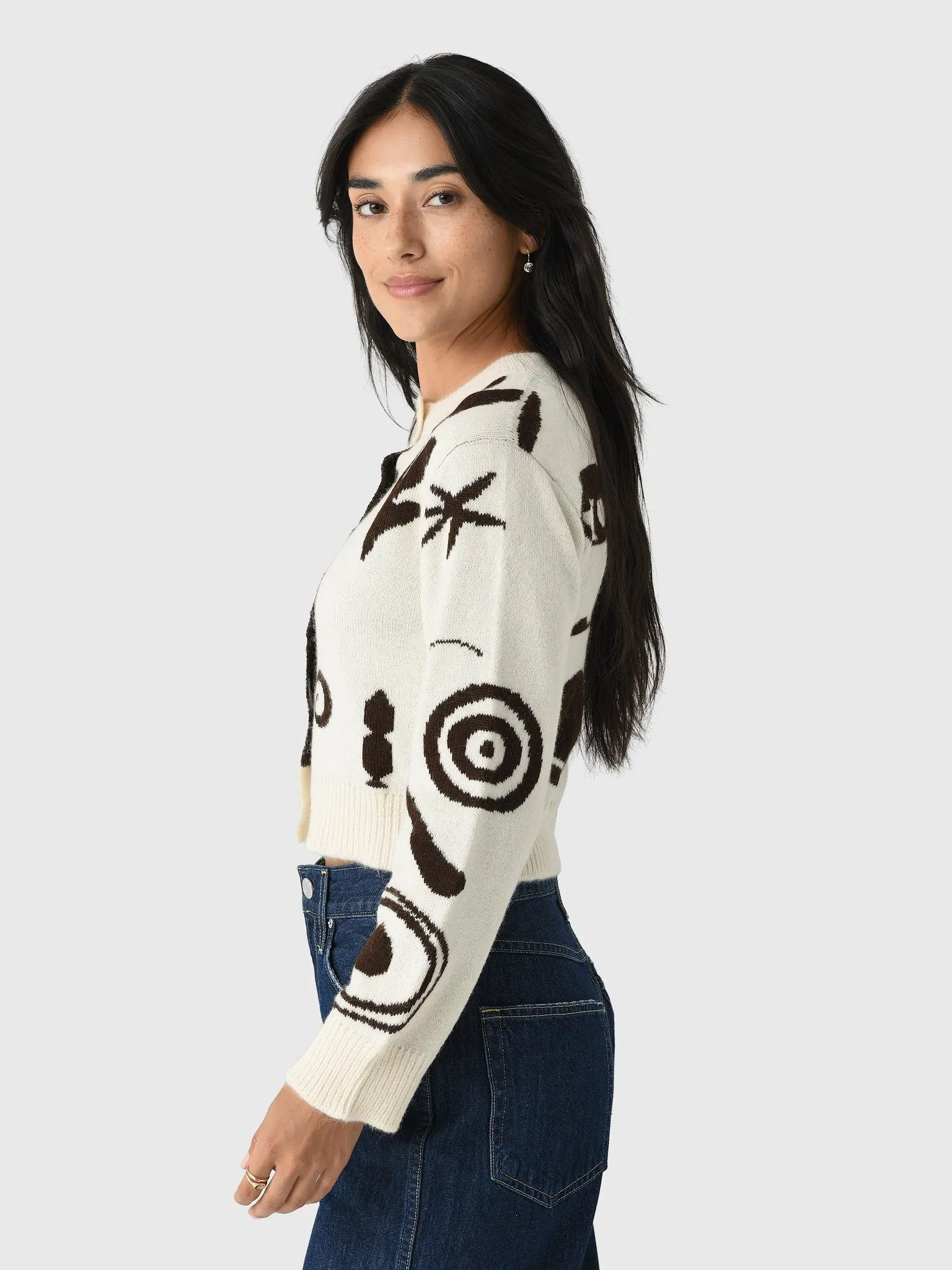 Cala De La Cruz Women's Jade Cardigan sold by Saint Bernard product image thumbnail 3