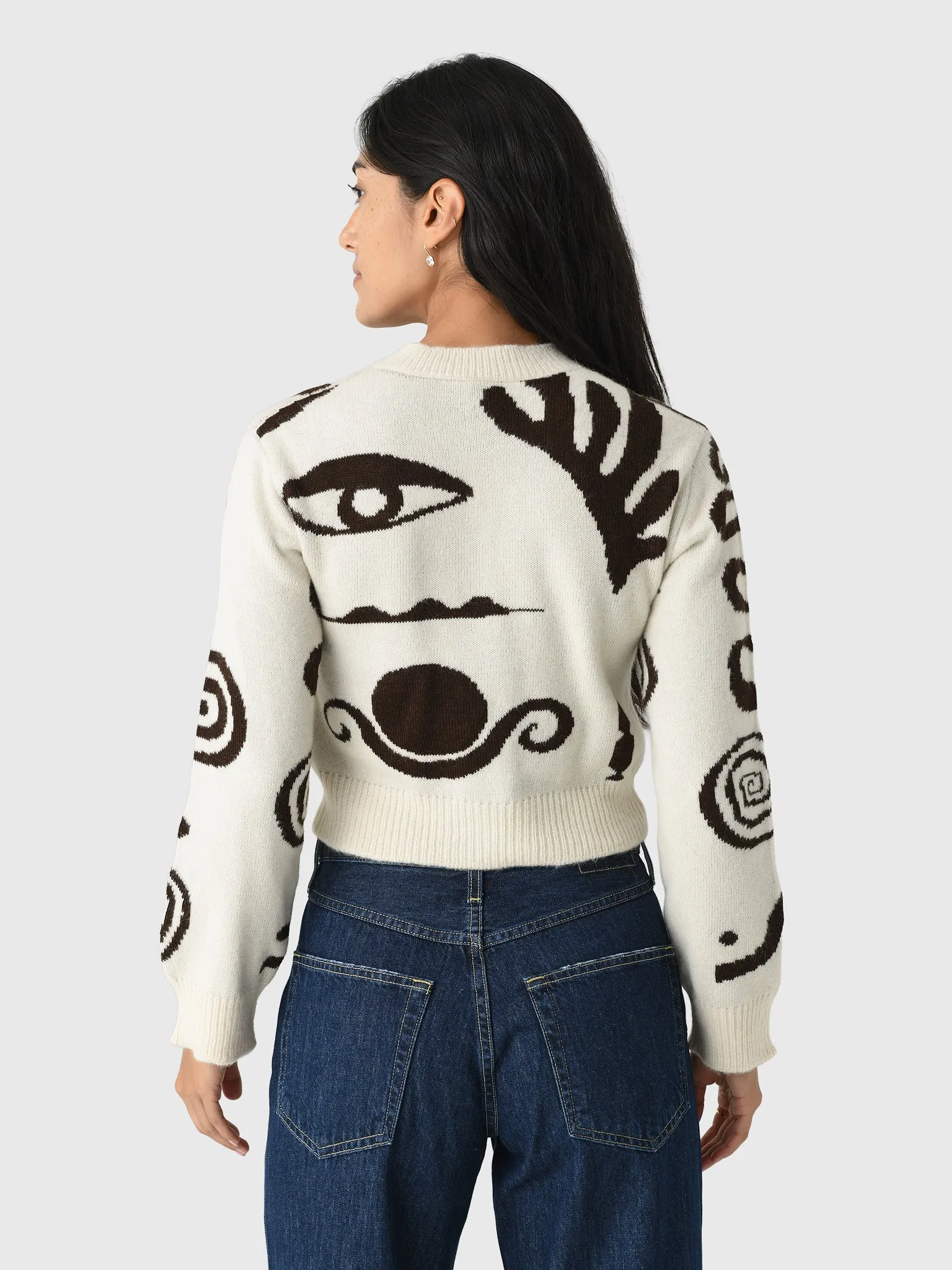 Cala De La Cruz Women's Jade Cardigan sold by Saint Bernard product image thumbnail 4