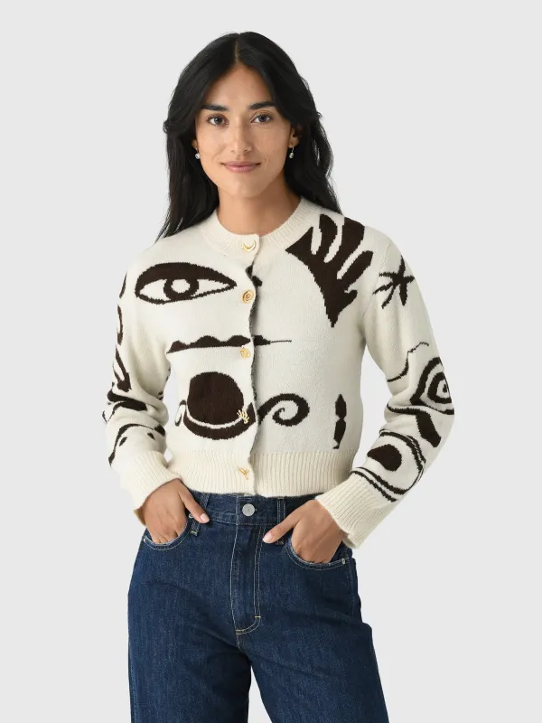 Cala De La Cruz Women's Jade Cardigan made by Cala de la Cruz