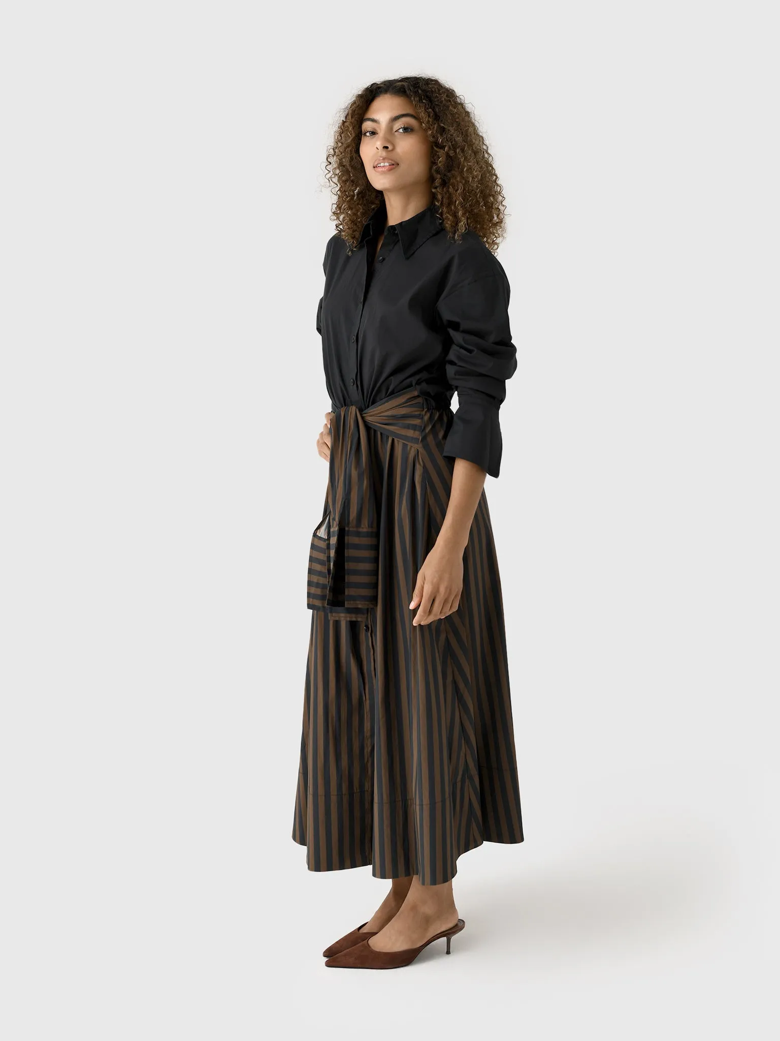Simon Miller Women's Inna Poplin Maxi Dress sold by Saint Bernard product image thumbnail 2