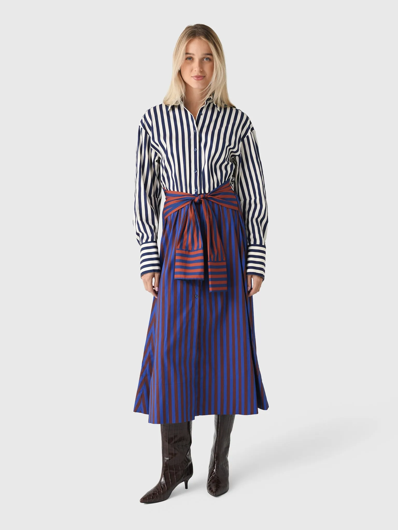 Simon Miller Women's Inna Poplin Maxi Dress sold by Saint Bernard product image thumbnail 5