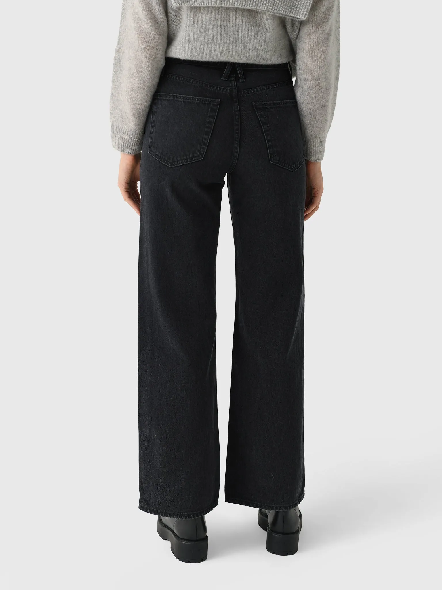 SLVRLAKE Women's Grace Wide Leg Jean sold by Saint Bernard product image thumbnail 3